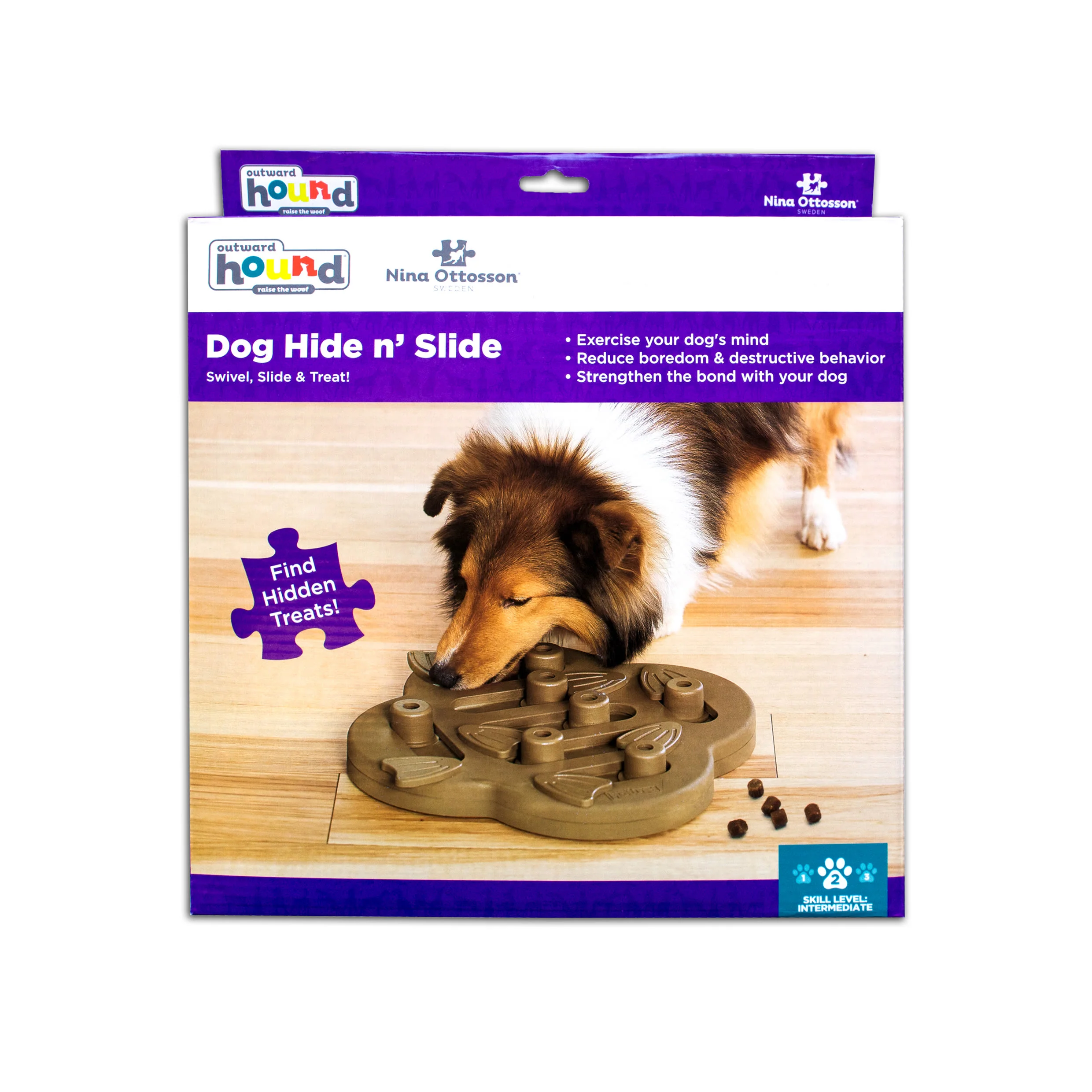Nina Ottosson Hide N Slide Treat Puzzle Dog Toy - Image 6