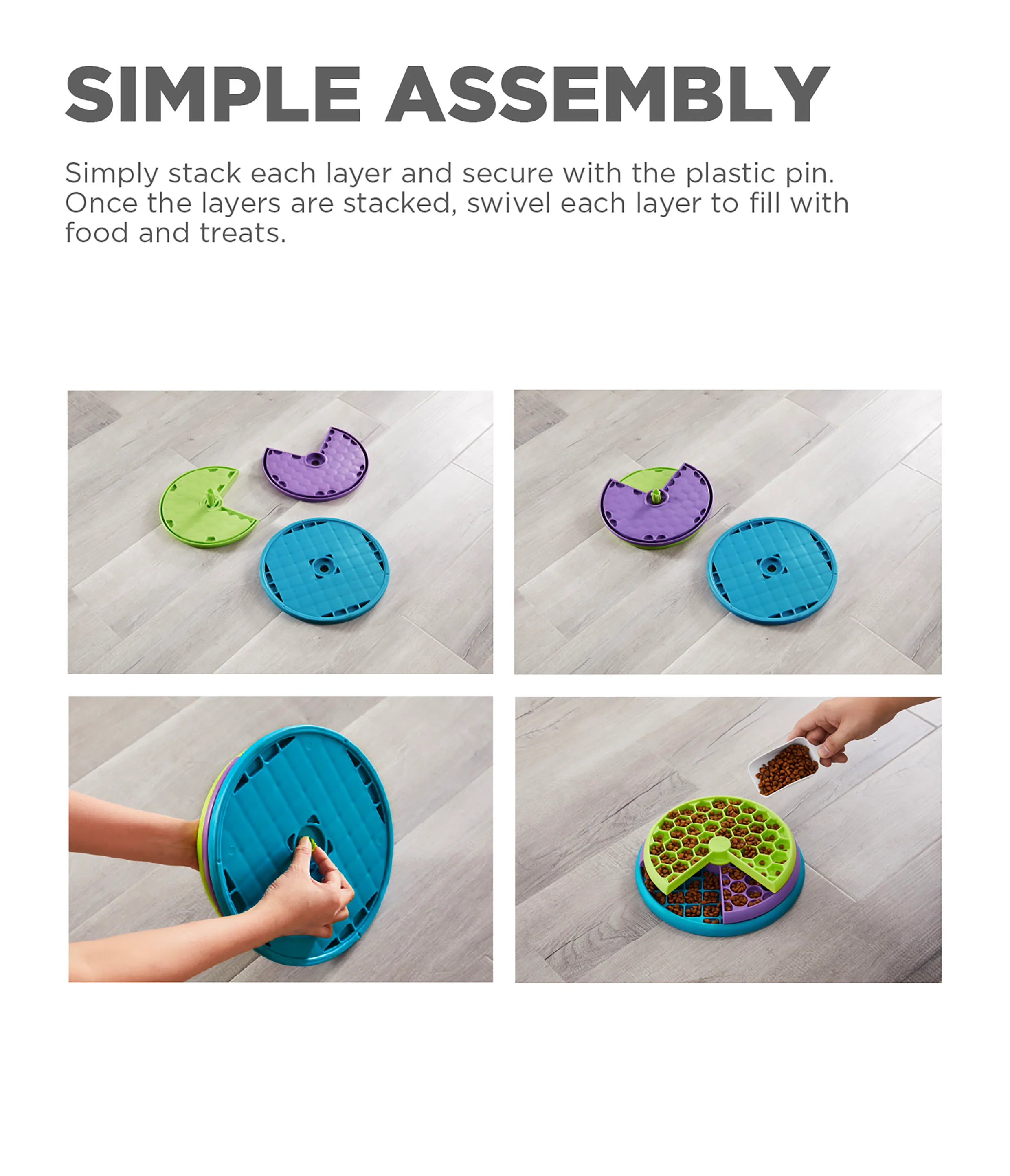 Nina Ottosson Lickin' Layers Puzzle Dog Toy - Image 7