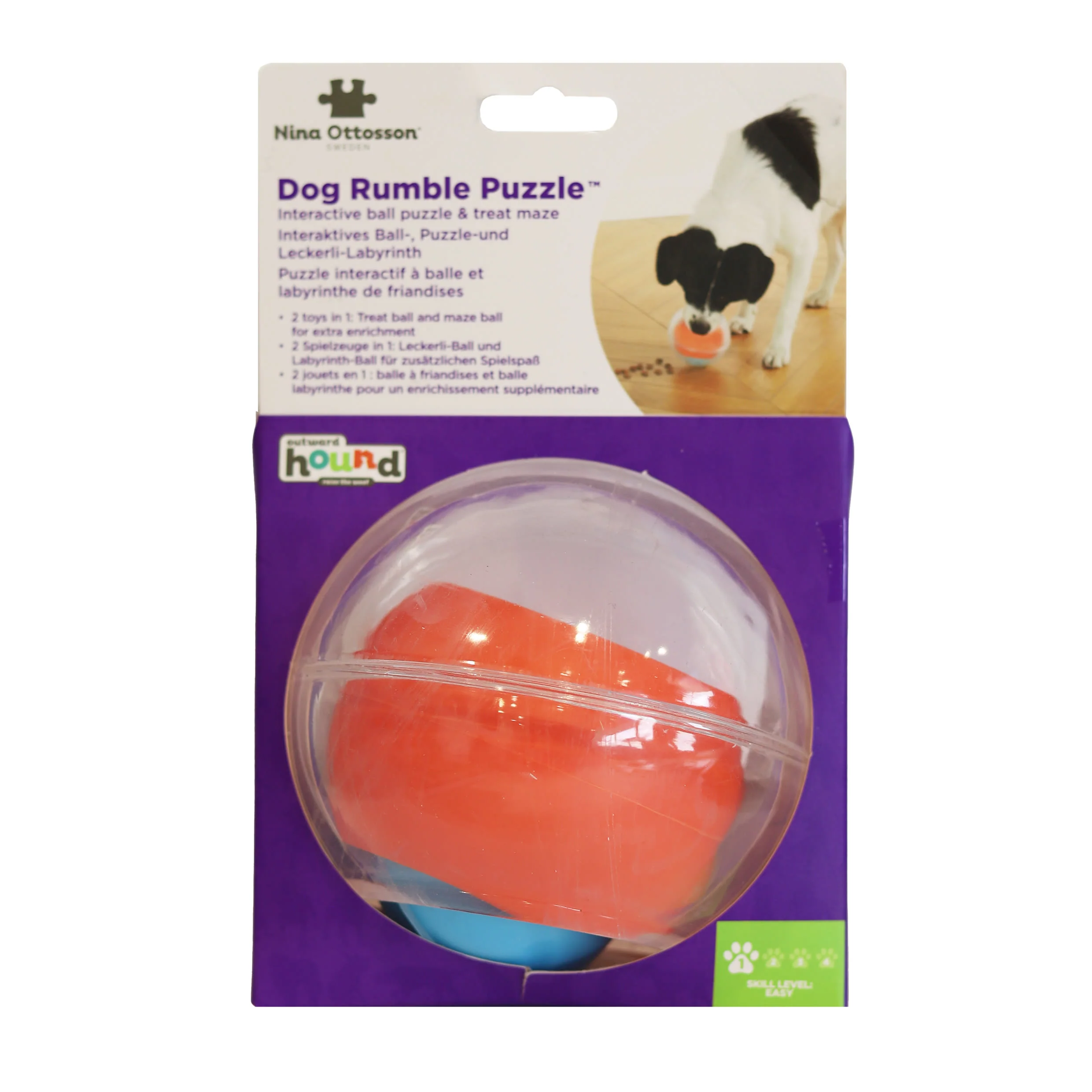 Nina Ottosson Rumble Treat Puzzle Dog Toy - Image 8