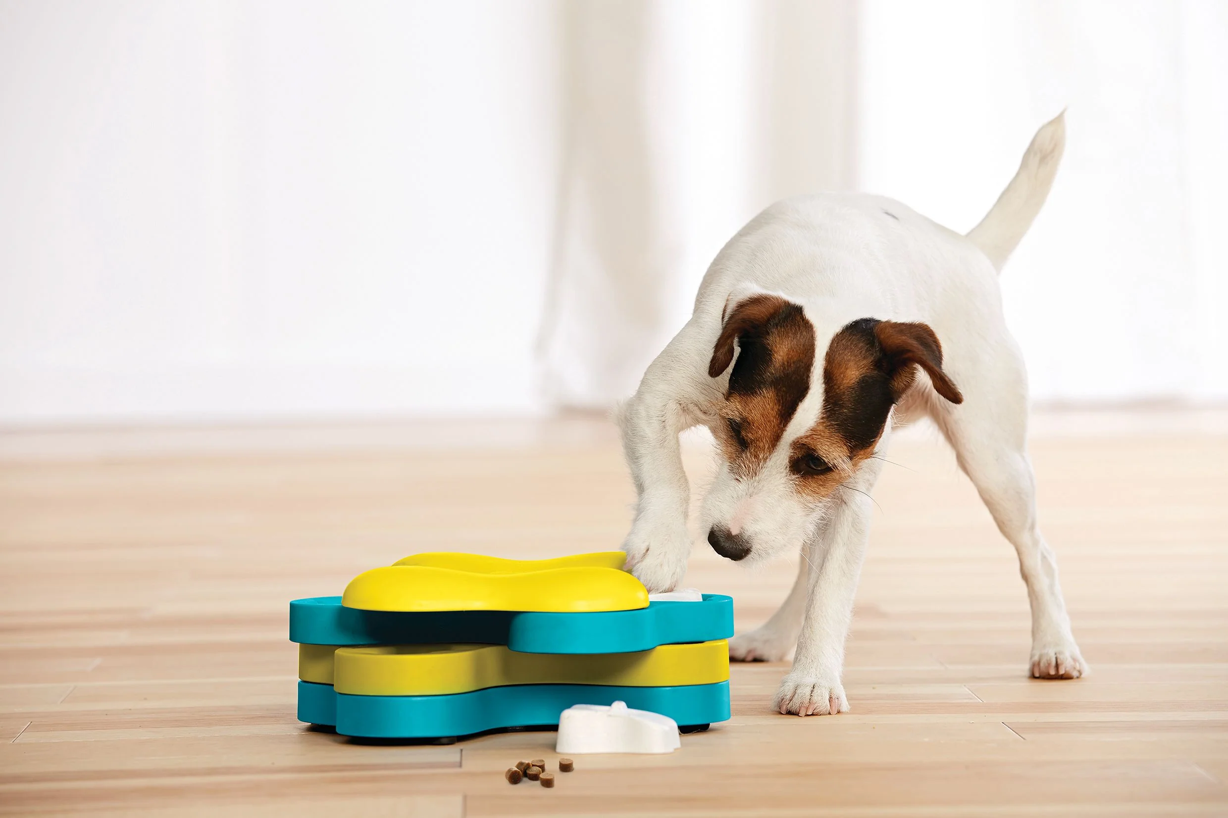 Nina Ottosson Tornado Blue Puzzle Dog Toy - Image 2