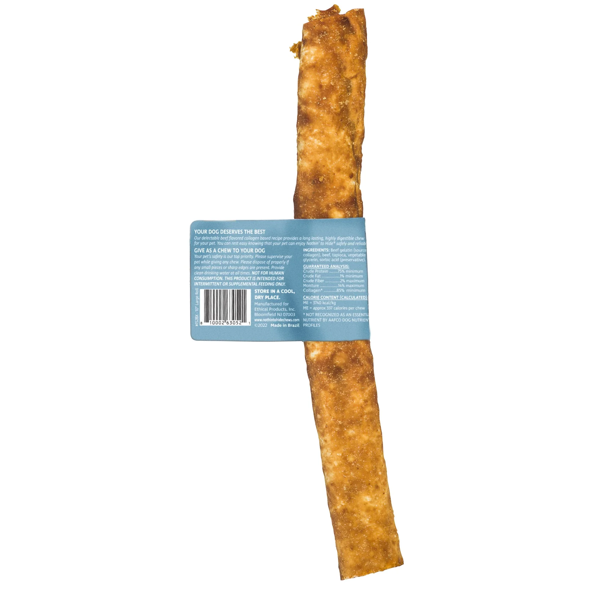 Nothin' to Hide 10" Large Beef Rolls Dog Chews - 2 Pack - Image 4