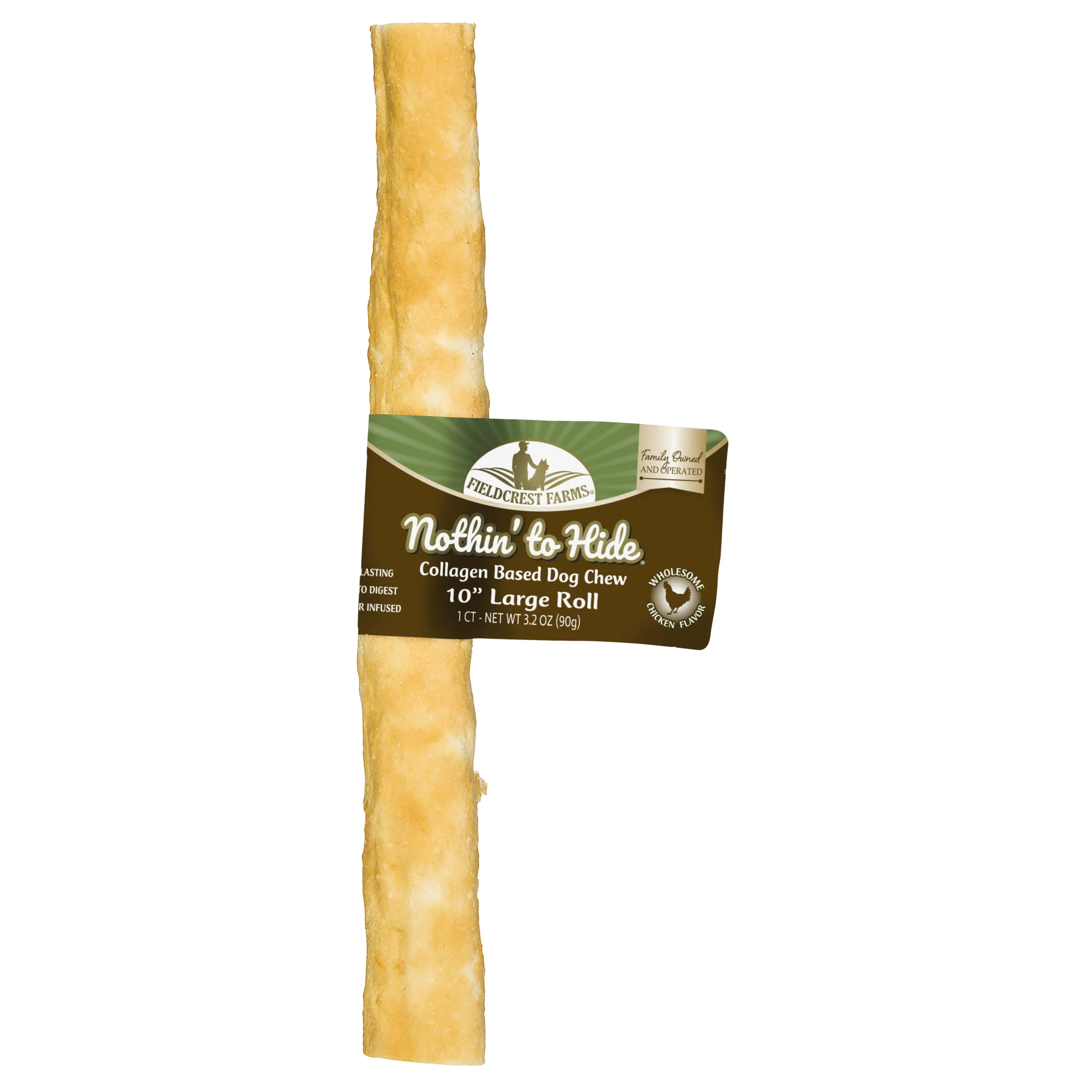 Nothin' to Hide 10" Large Chicken Rolls Dog Chews - 2 Pack - Image 3