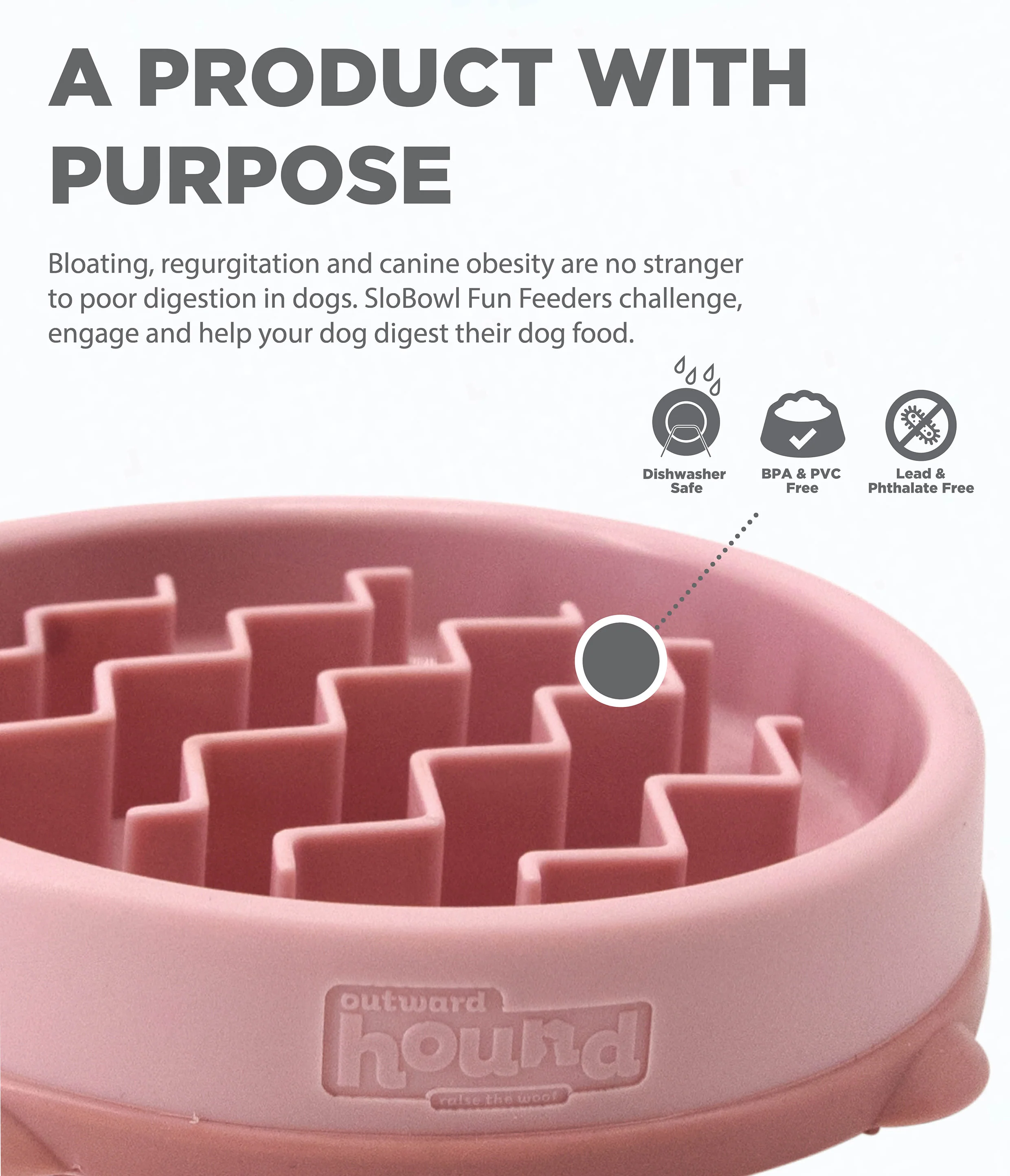 Outward Hound Feeder Wave Bowl Small Dog Toy - Image 5
