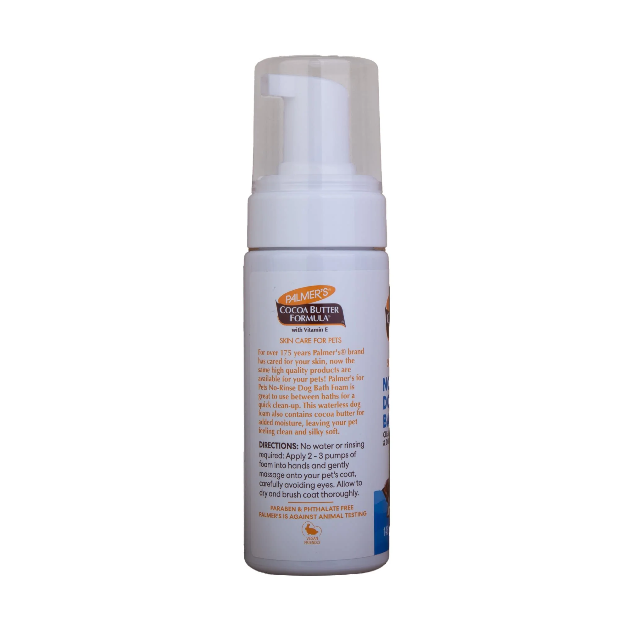 Palmer's for Pets Moisturizing No-Rinse Bath Foam with Cocoa Butter for Dogs - Image 3
