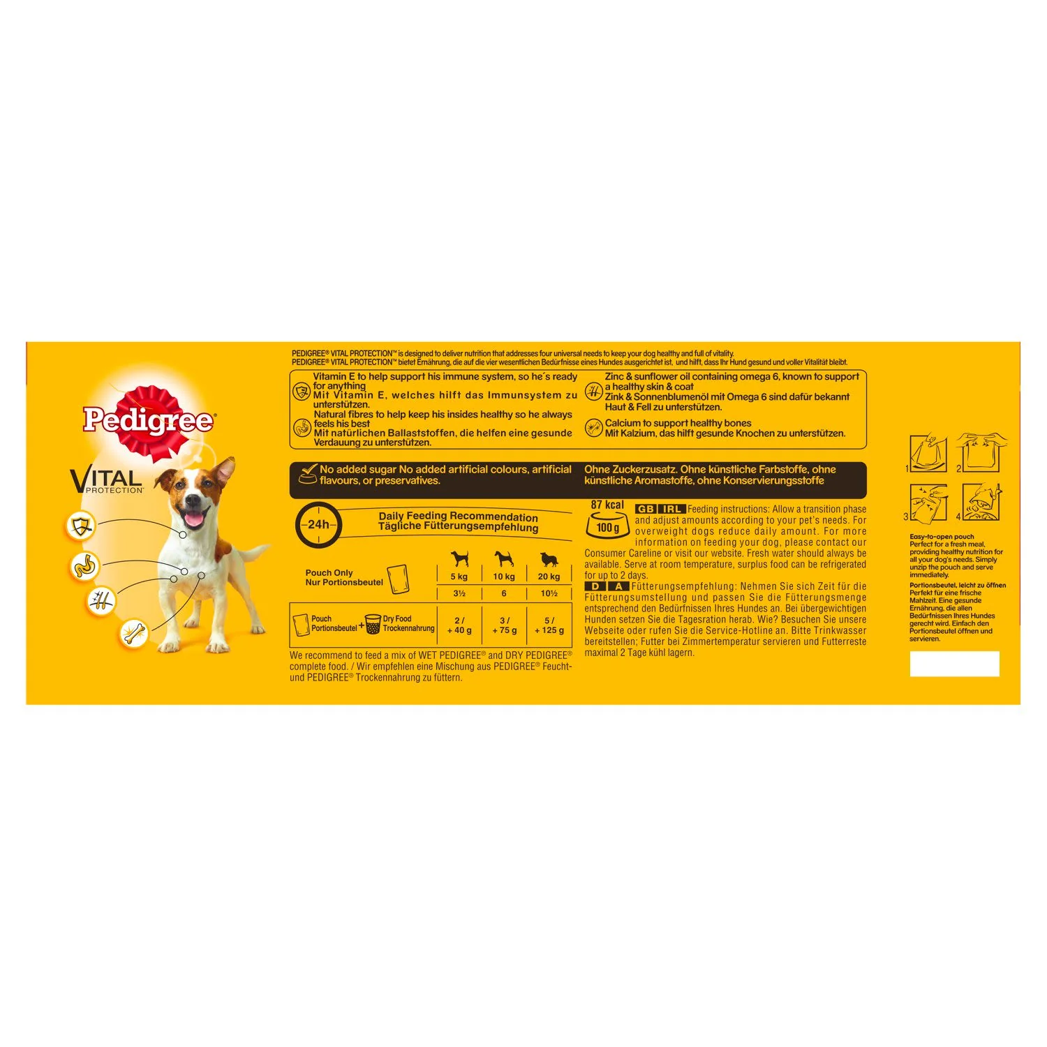 Pedigree Adult Wet Dog Food Pouches Mixed in Gravy Giant Pack - Image 8
