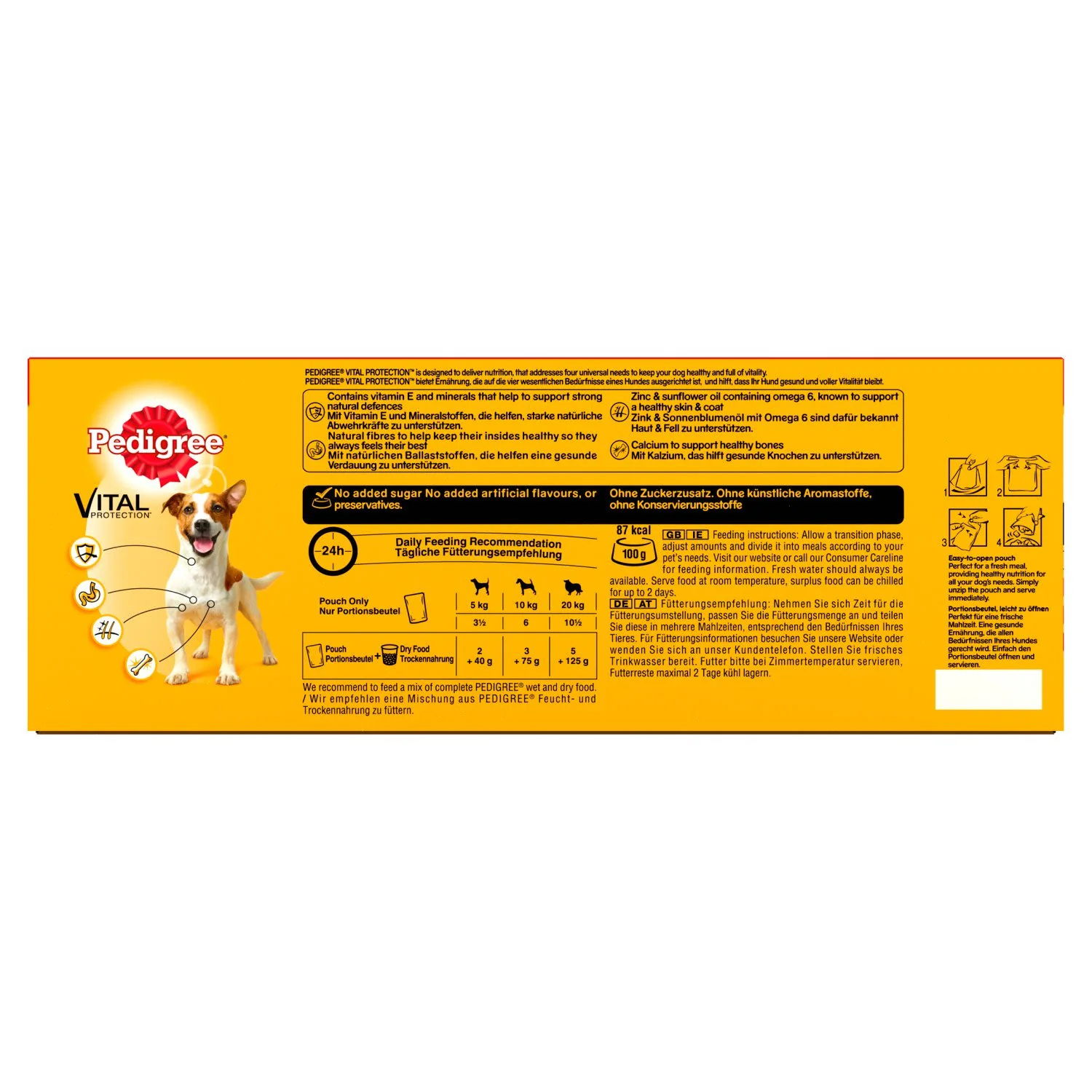 Pedigree Adult Wet Dog Food Pouches Mixed in Gravy Mega Pack - Image 4