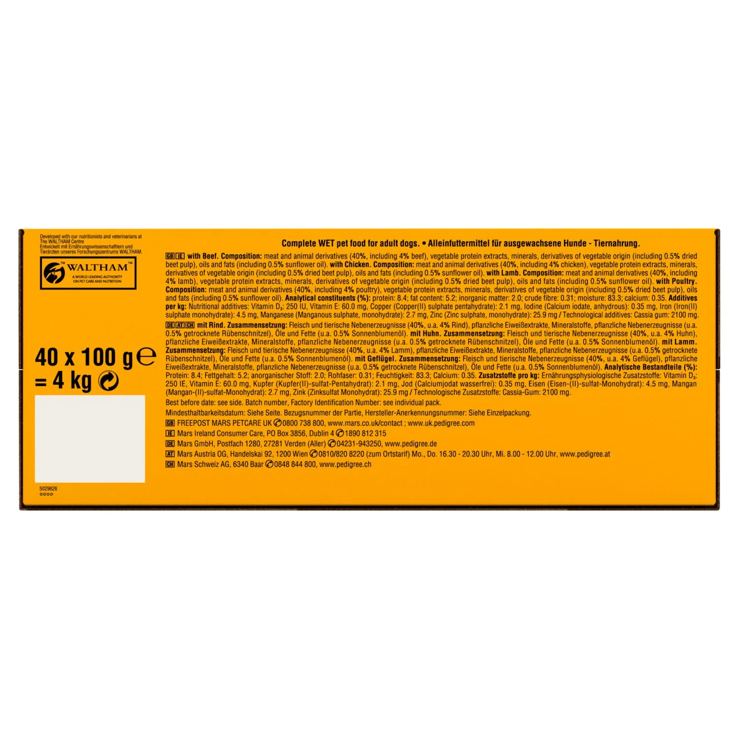 Pedigree Adult Wet Dog Food Pouches Mixed in Jelly Mega Pack - Image 5