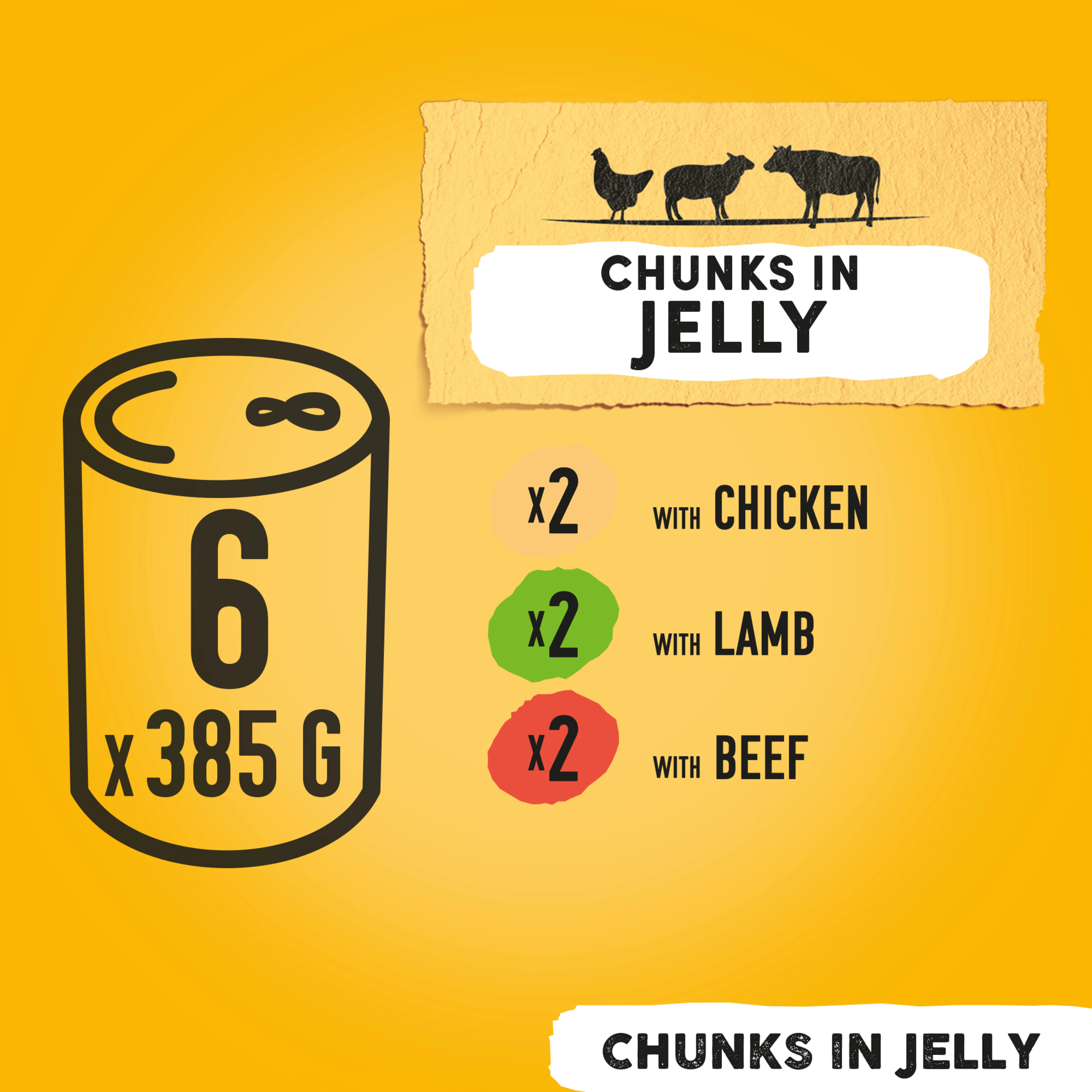 Pedigree Adult Wet Dog Food Tins Mixed in Jelly - Image 10