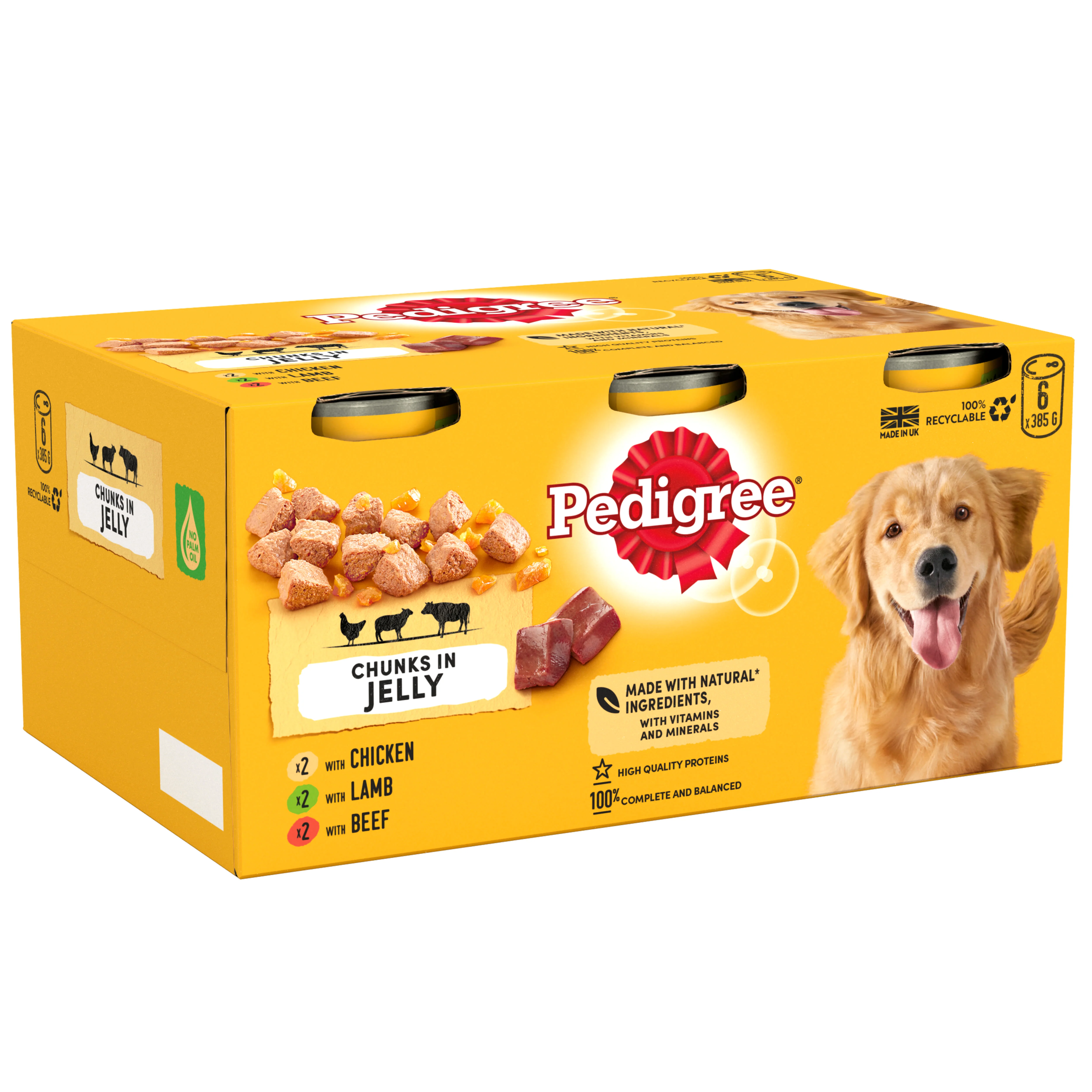 Pedigree Adult Wet Dog Food Tins Mixed in Jelly - Image 3