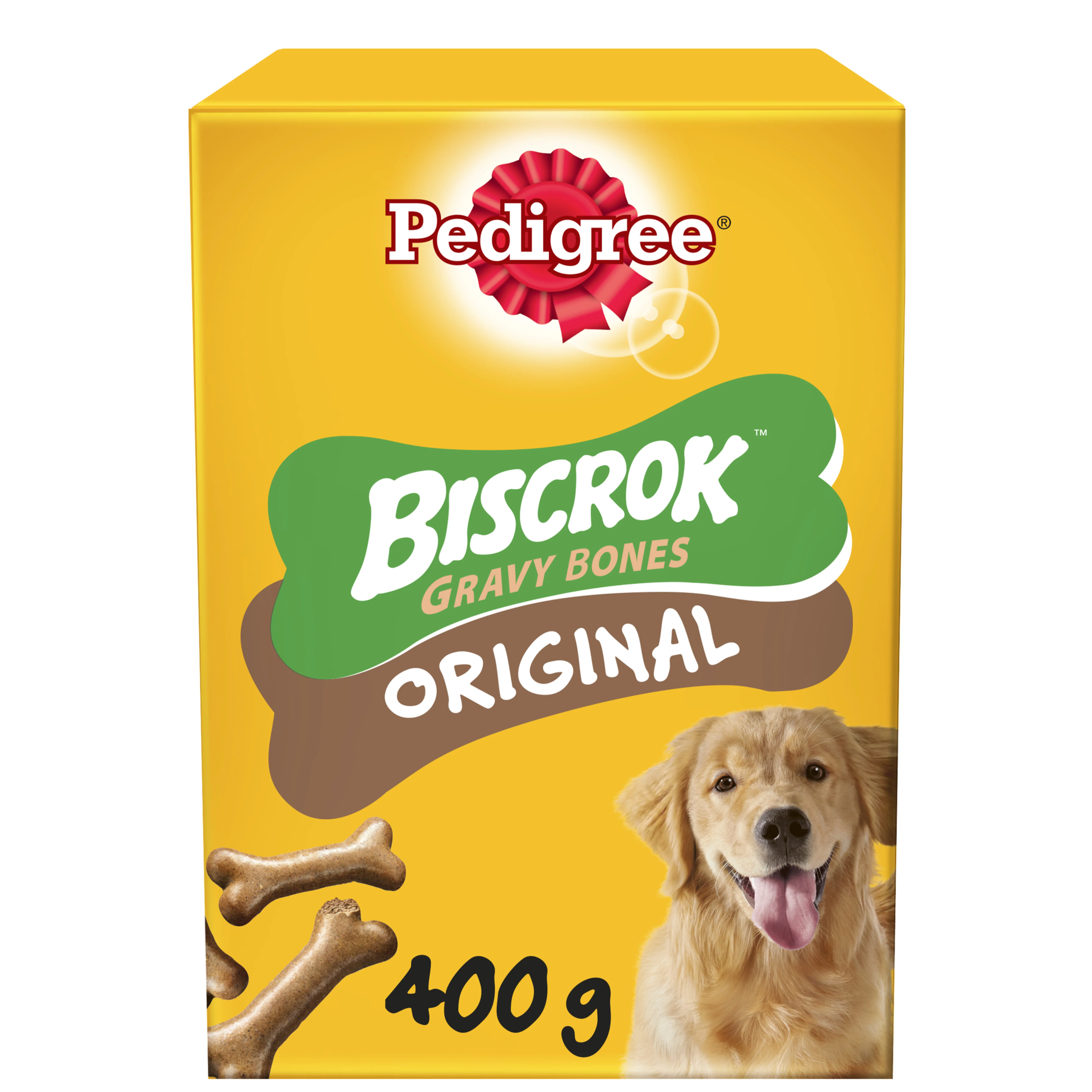 Pedigree Biscrok Gravy Bones Adult Dog Biscuit Treats Original