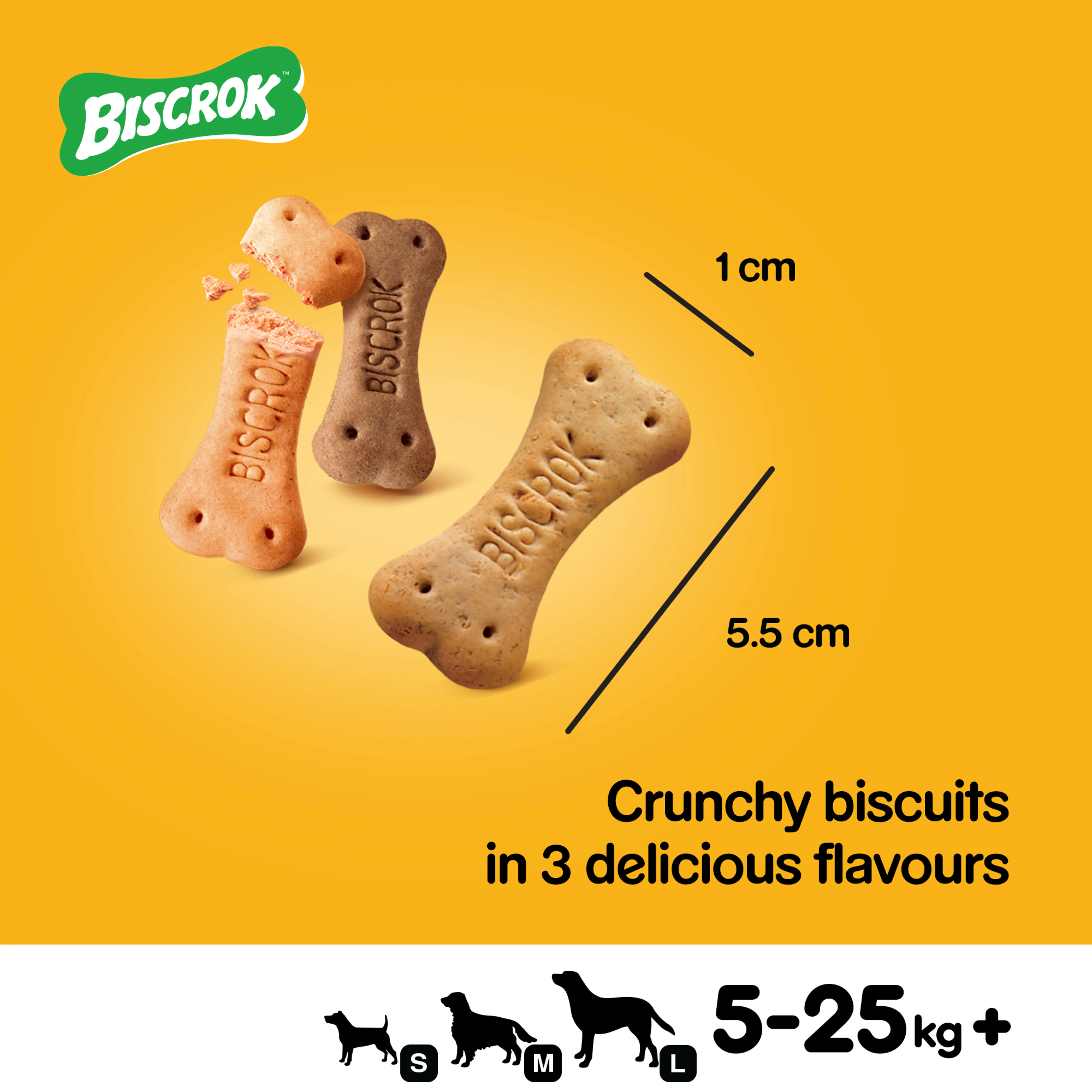 Pedigree Biscrok Gravy Bones Adult Dog Biscuit Treats Original - Image 7
