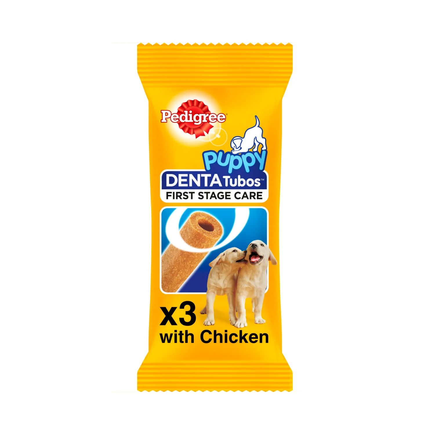 Pedigree Denta Tubos Puppy Dog Wrap (3 Sticks) Treats - Chicken - Image 2