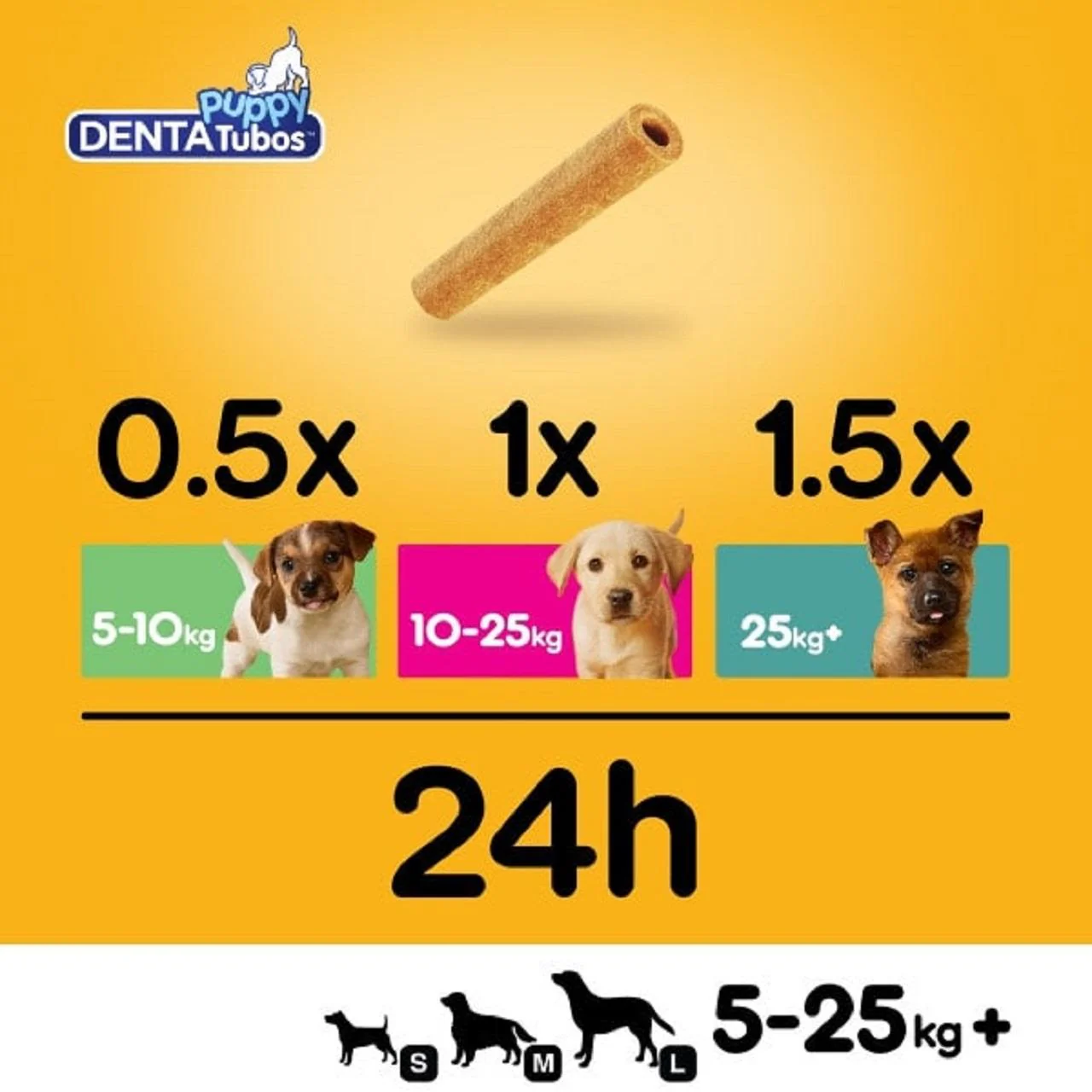 Pedigree Denta Tubos Puppy Dog Wrap (3 Sticks) Treats - Chicken - Image 8