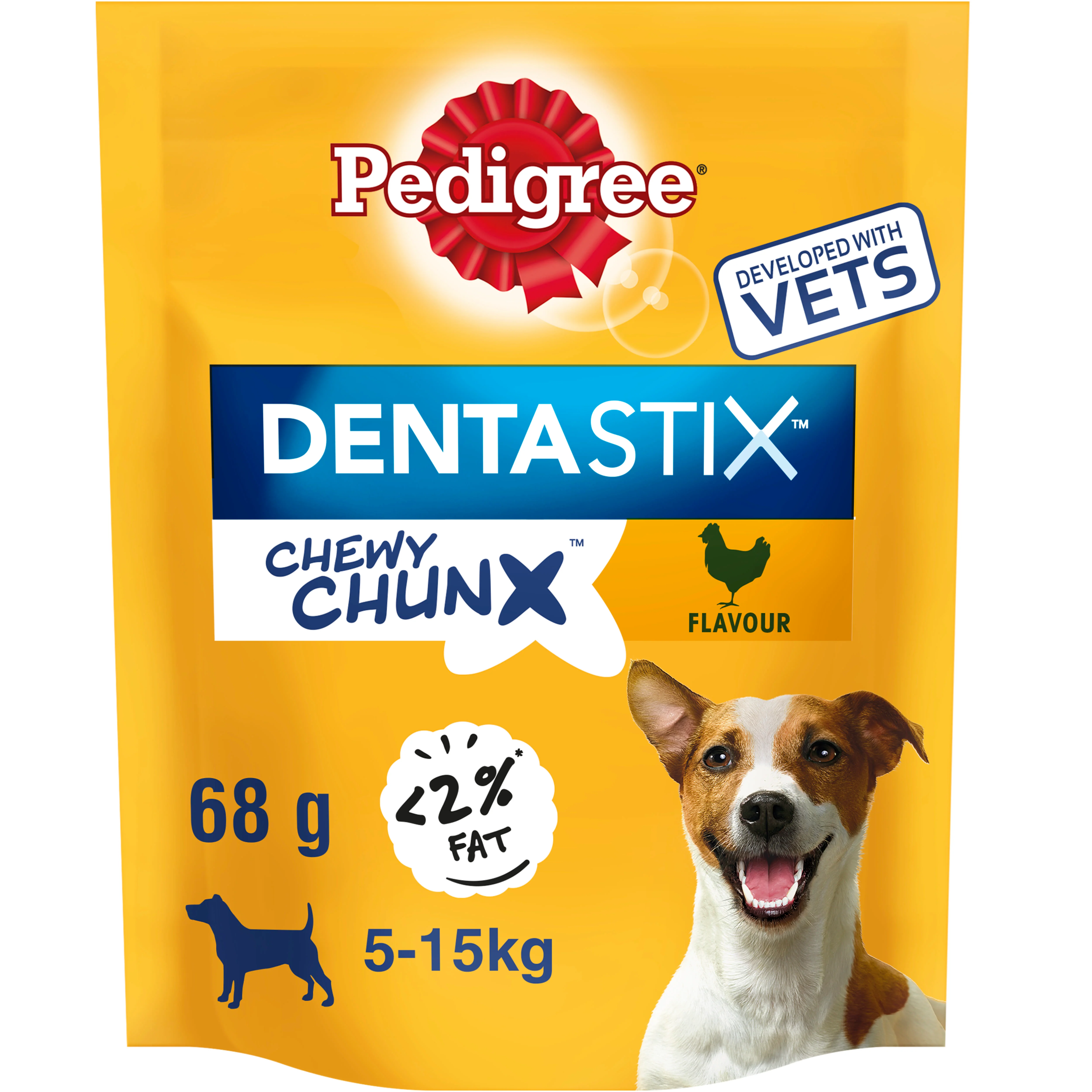 Pedigree Dentastix Chewy Chunx Mini Adult Small Dog Treats Chicken