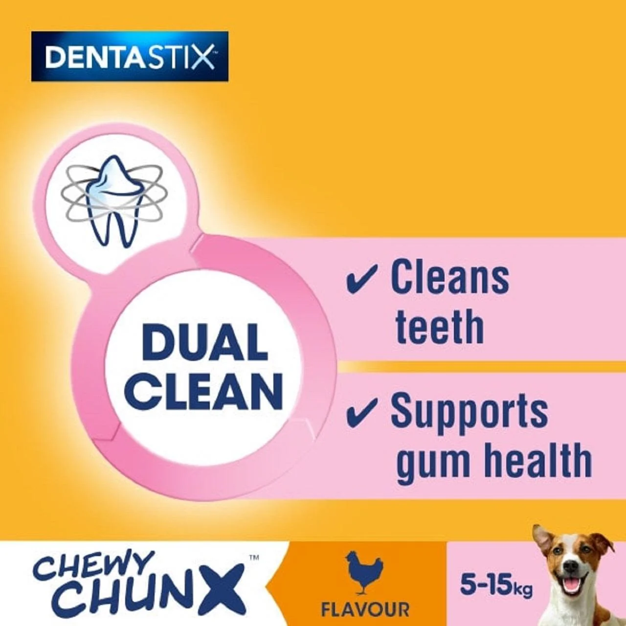 Pedigree Dentastix Chewy Chunx Mini Adult Small Dog Treats Chicken - Image 5