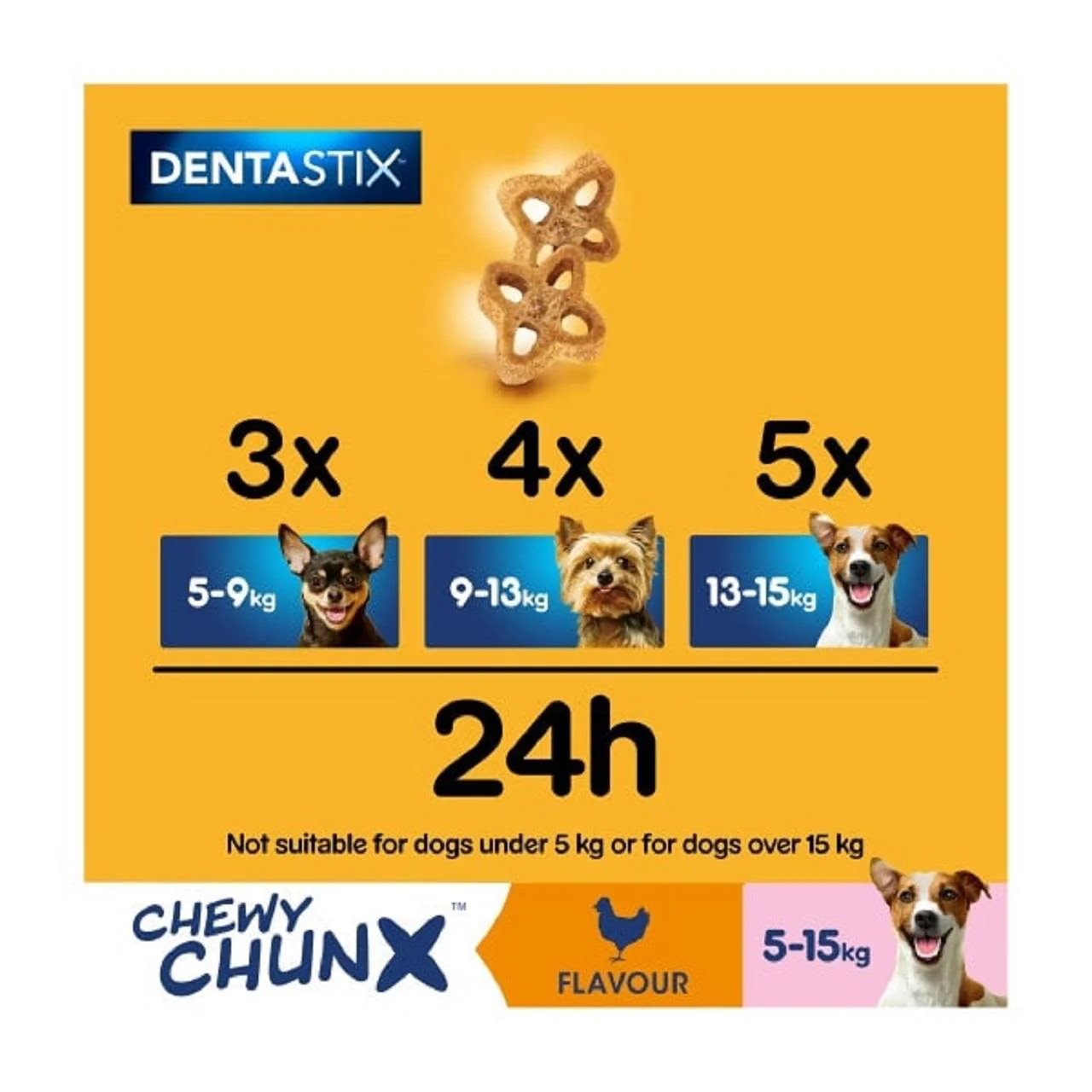 Pedigree Dentastix Chewy Chunx Mini Adult Small Dog Treats Chicken - Image 6
