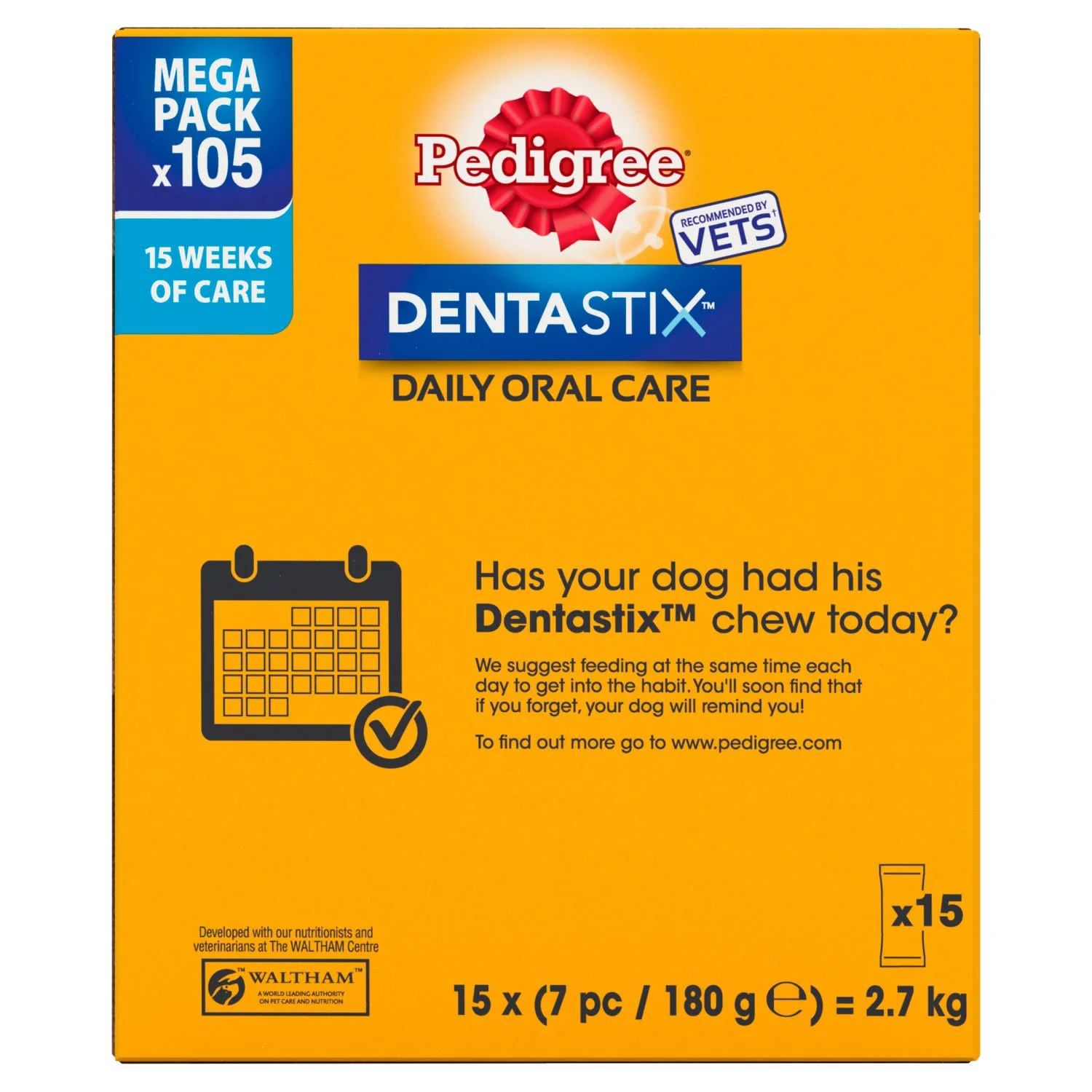 Pedigree Dentastix Daily Adult Medium Dog Treats - Image 4