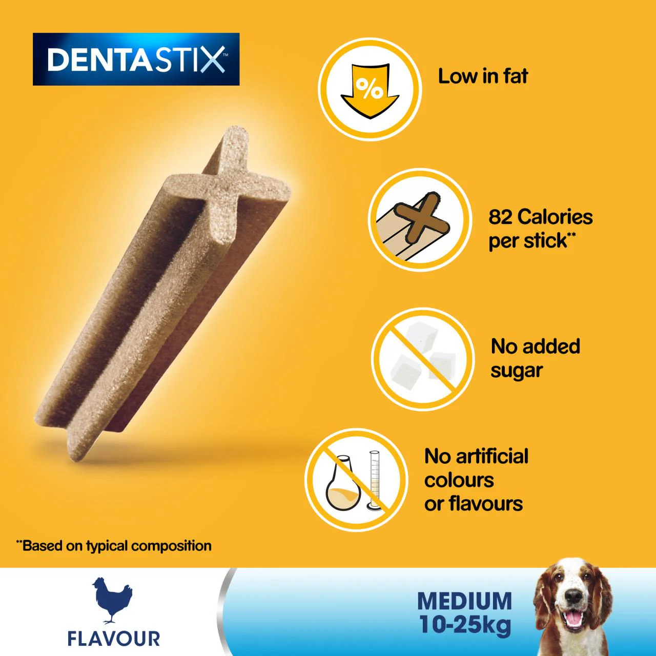 Pedigree Dentastix Daily Dental Chews Medium Dog Treat - Image 4