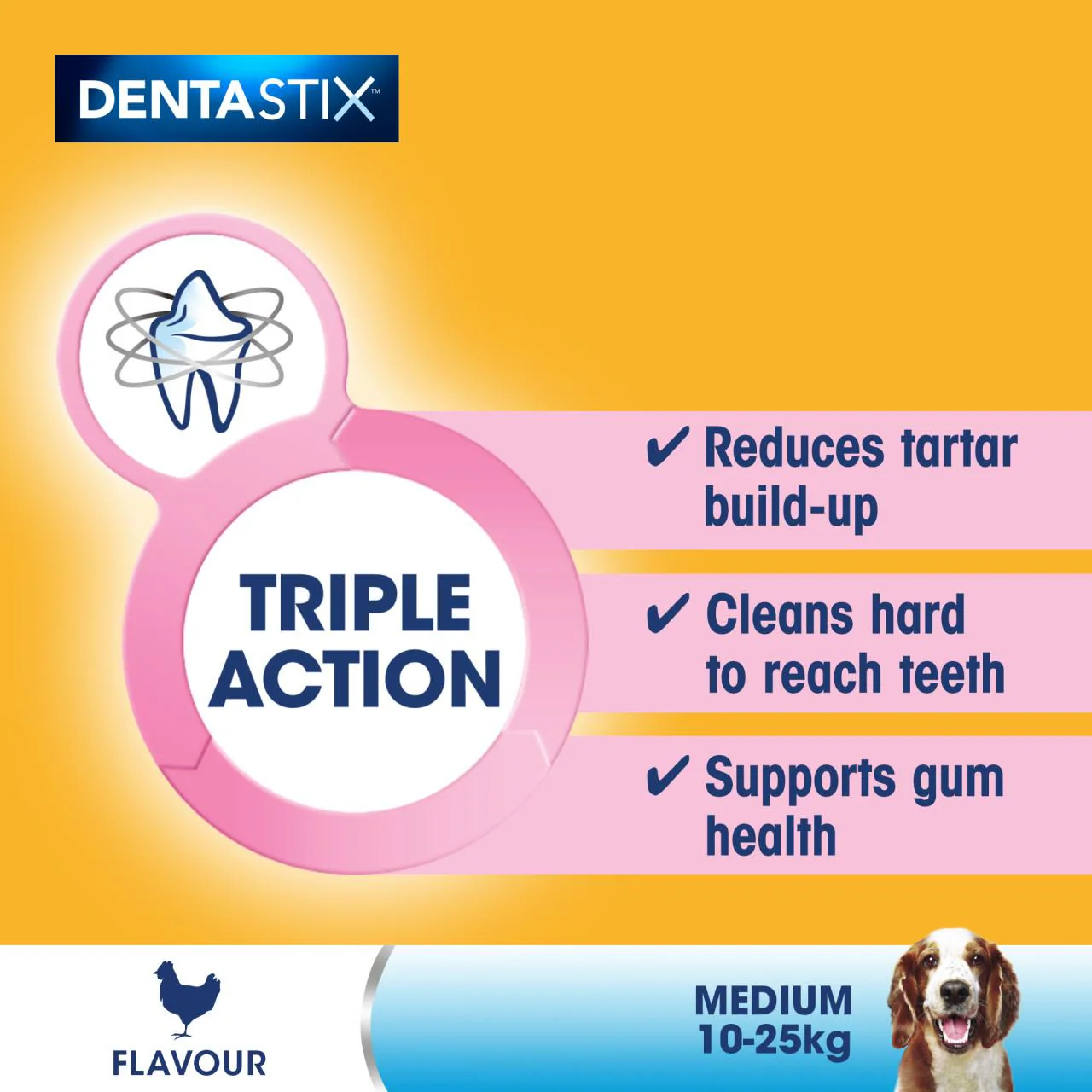 Pedigree Dentastix Daily Dental Chews Medium Dog Treat - Image 5