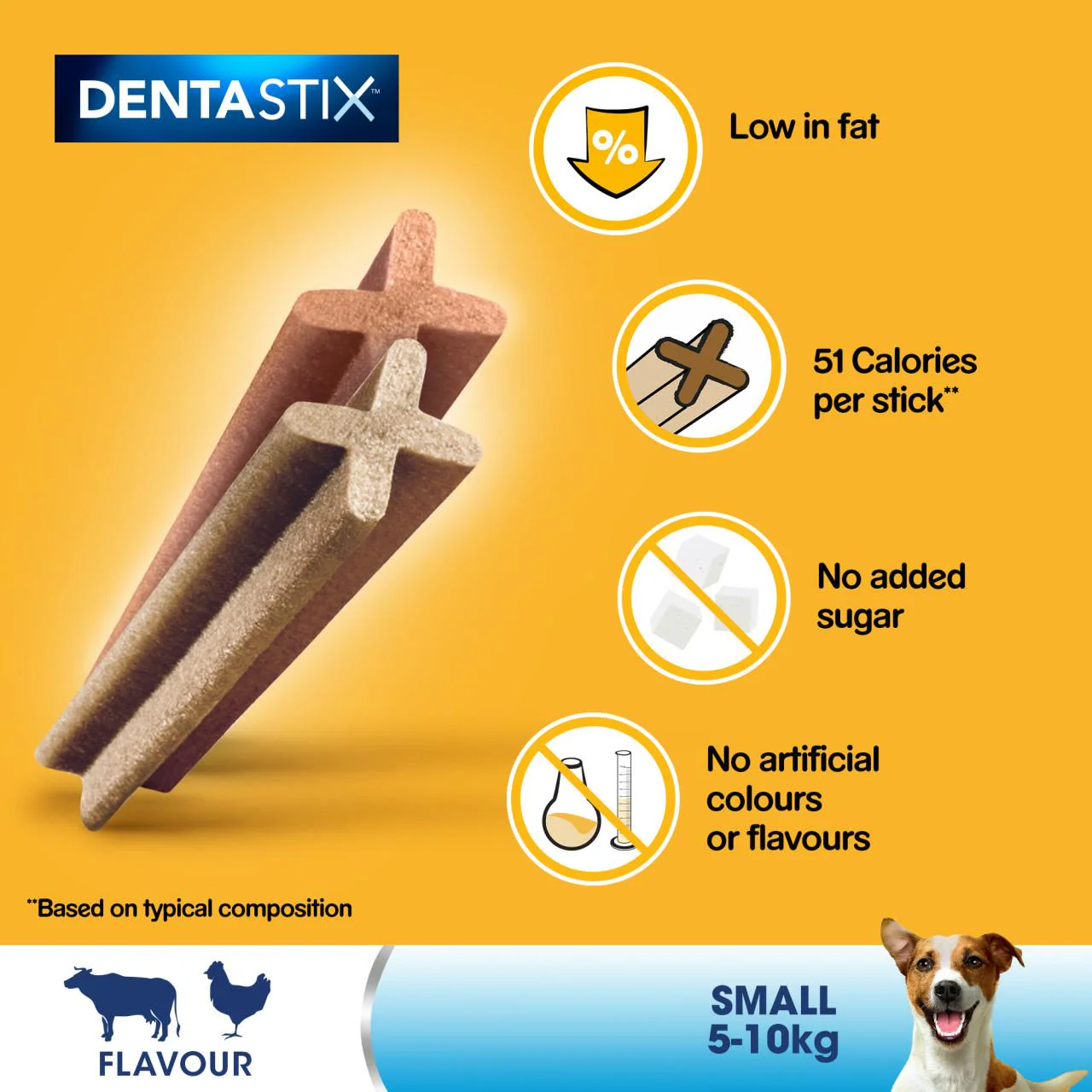 Pedigree Dentastix Daily Dental Chews Small Dog Treat - Image 5