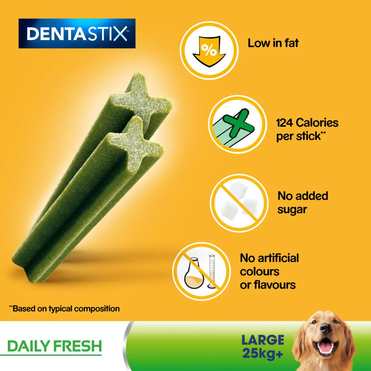 Pedigree Dentastix Fresh Adult Large Dog Treats - Image 4