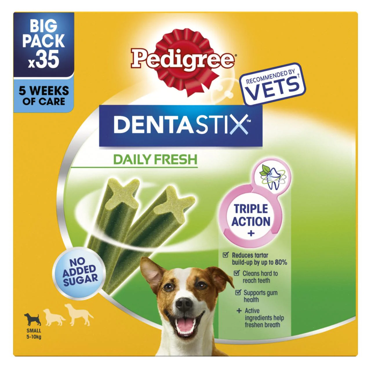 Pedigree Dentastix Fresh Daily Dental Chews Small Dog Treat - Image 7