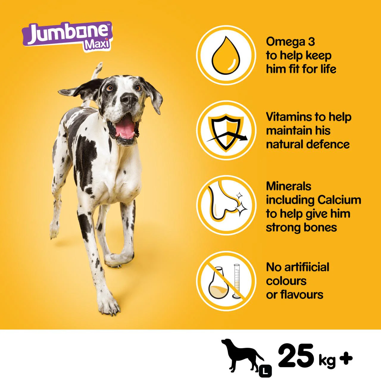 Pedigree Jumbone Maxi Adult Large Dog Treat Beef & Poultry 1 Chew - Image 7
