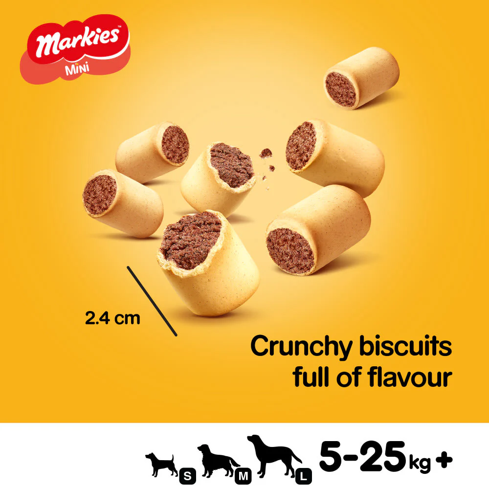 Pedigree Markies Adult Mini Dog Treats Marrowbone Biscuits - Image 9