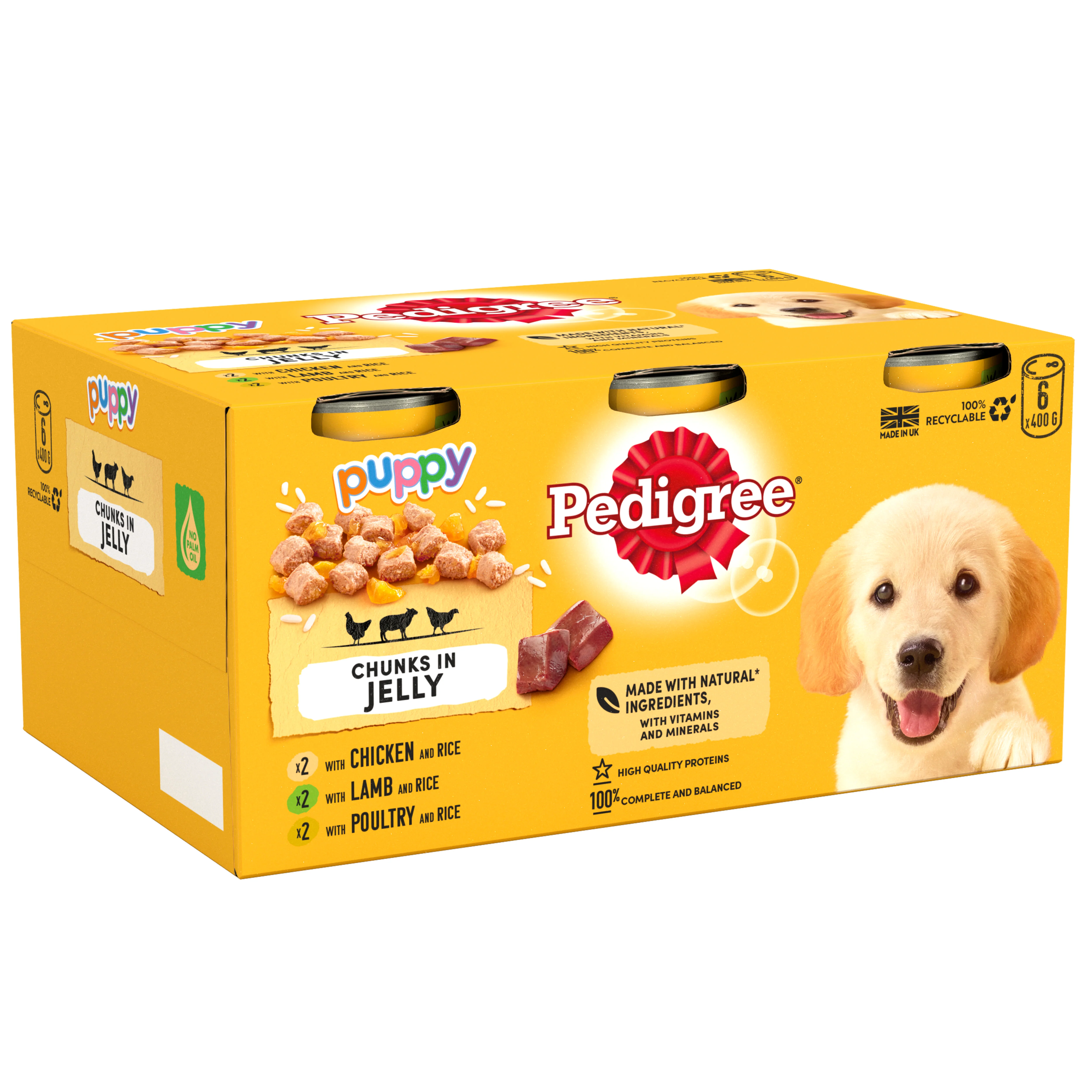 Pedigree Puppy Wet Dog Food Tins - Mixed Selection in Jelly - Image 3