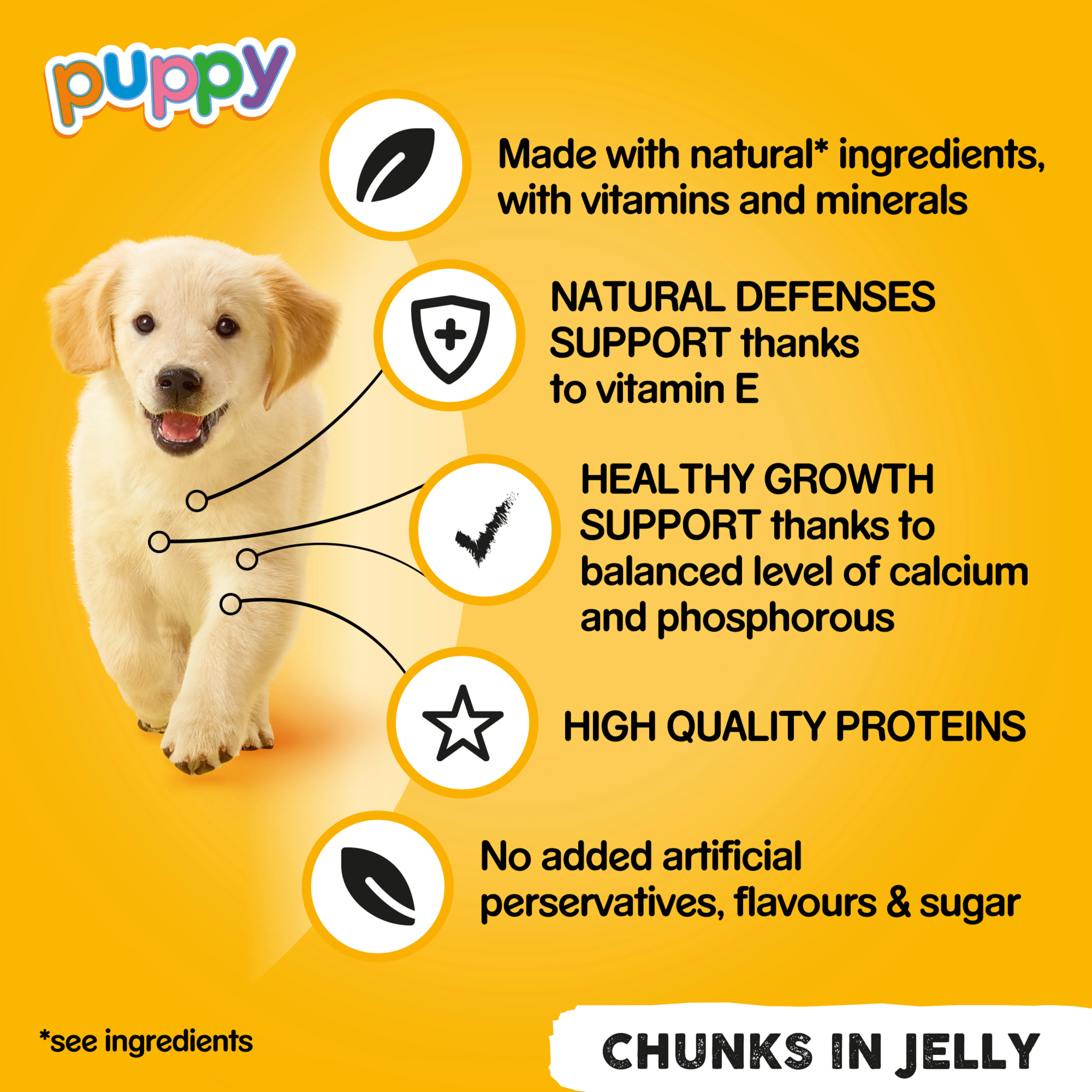 Pedigree Puppy Wet Dog Food Tins - Mixed Selection in Jelly - Image 5