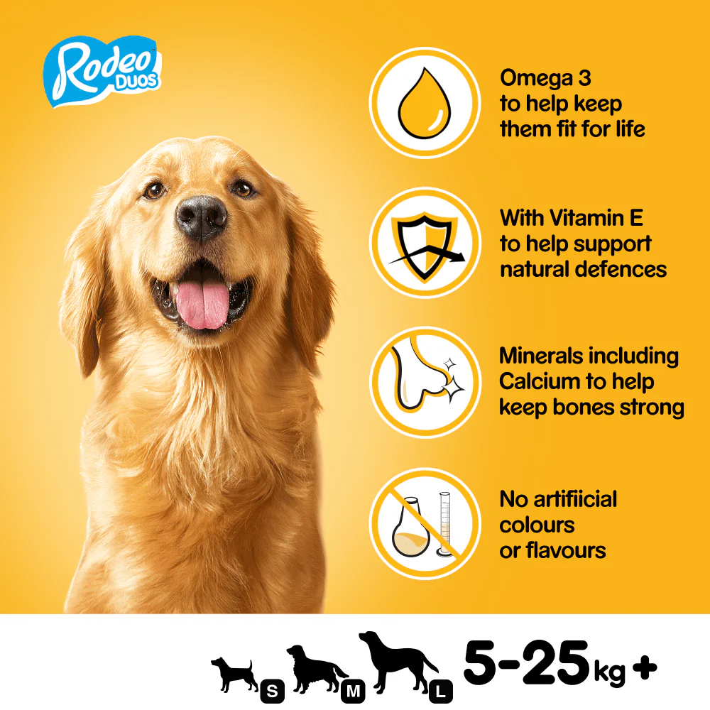 Pedigree Rodeo Adult Dog Treats - Beef & Cheese - Image 3