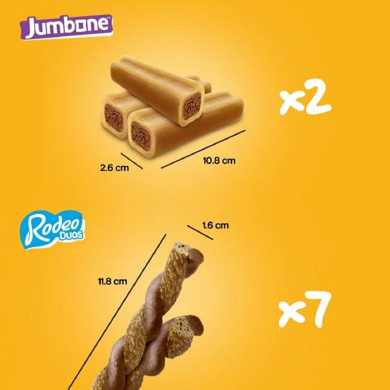 Pedigree Rodeo Duos & Jumbone Medium Dog Treats Mega Box 28 Chews - Image 5