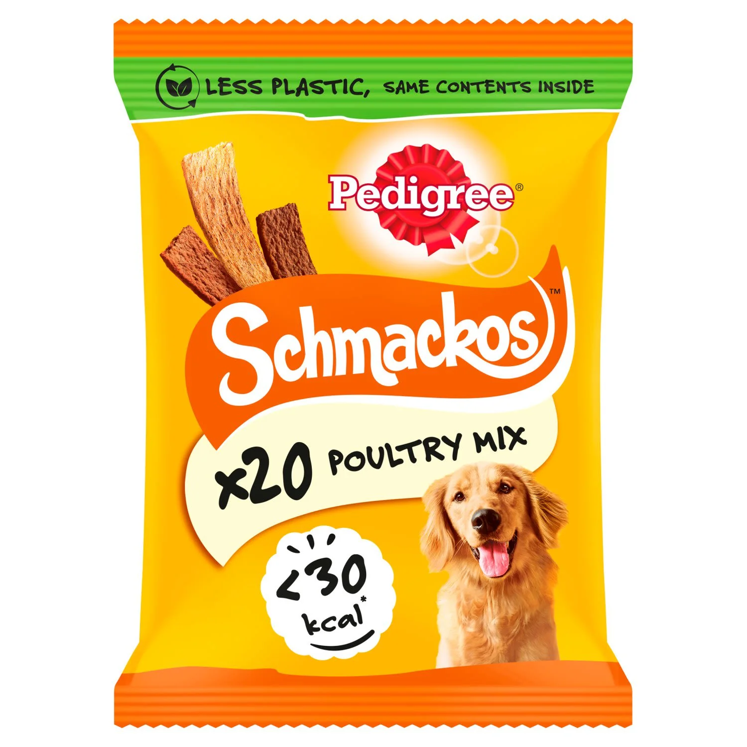 Pedigree Schmackos Adult Dog Treats Poultry Mix 20 Strips - Image 3