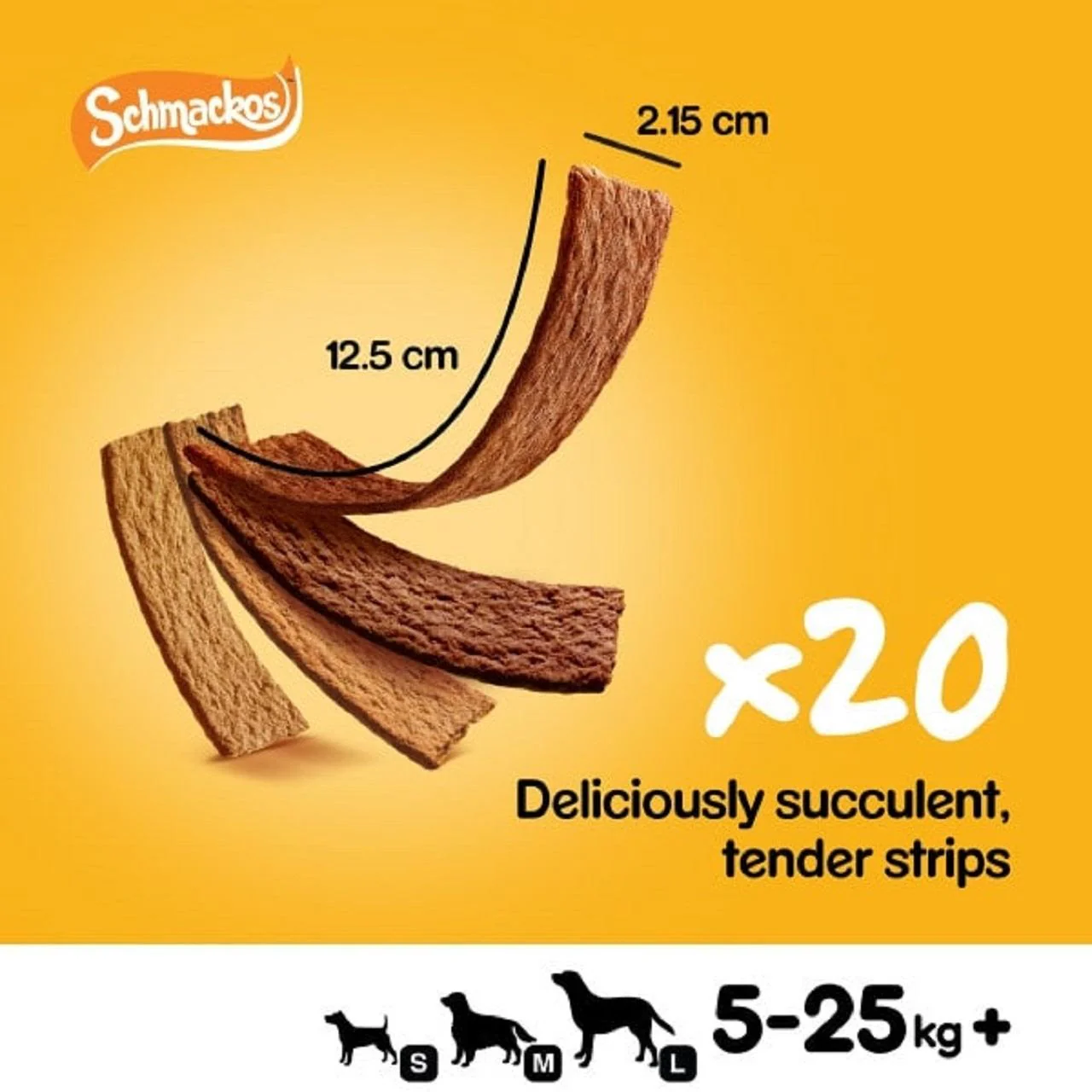 Pedigree Schmackos Adult Dog Treats Poultry Mix 20 Strips - Image 6