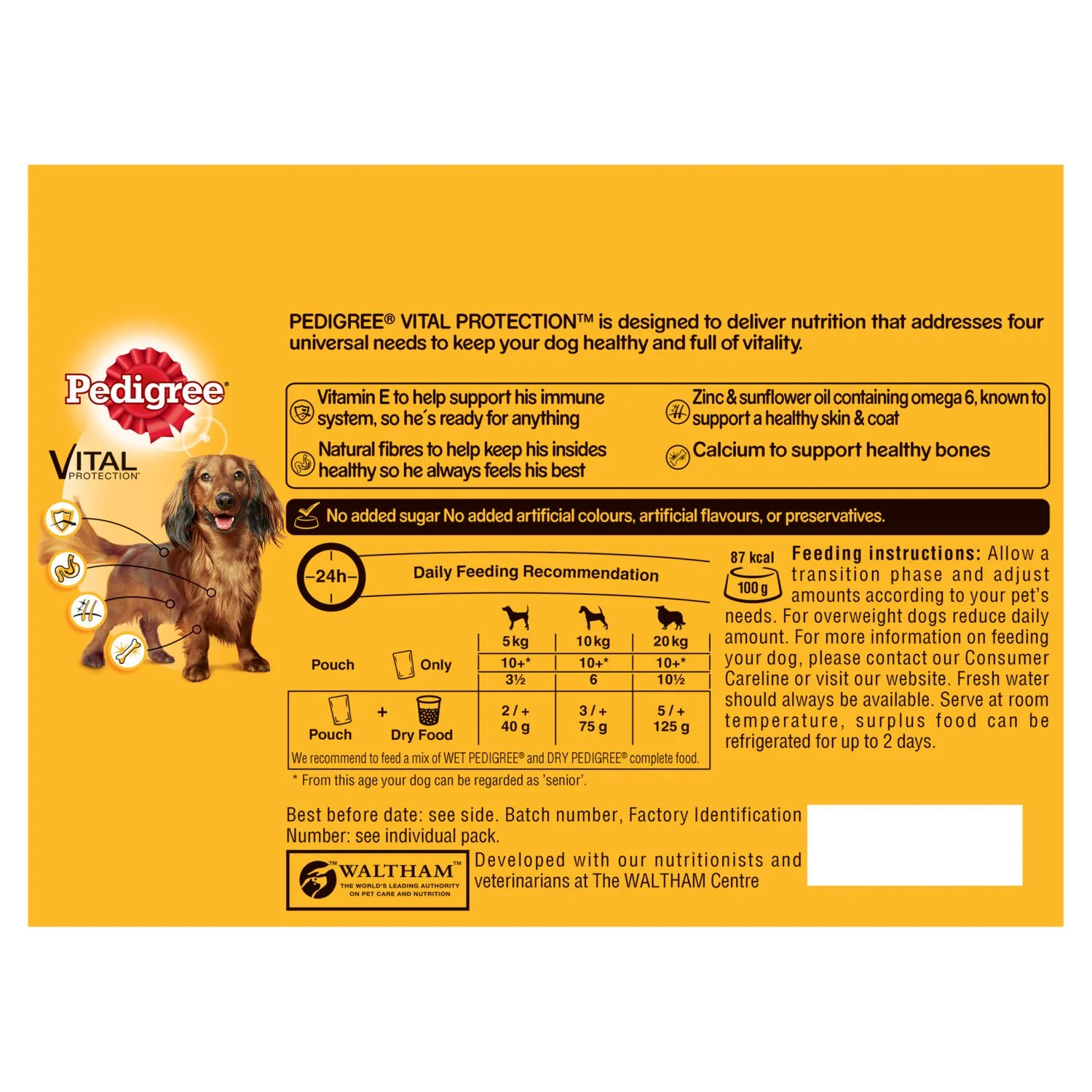 Pedigree Senior Wet Dog Food Pouches in Jelly - Image 5