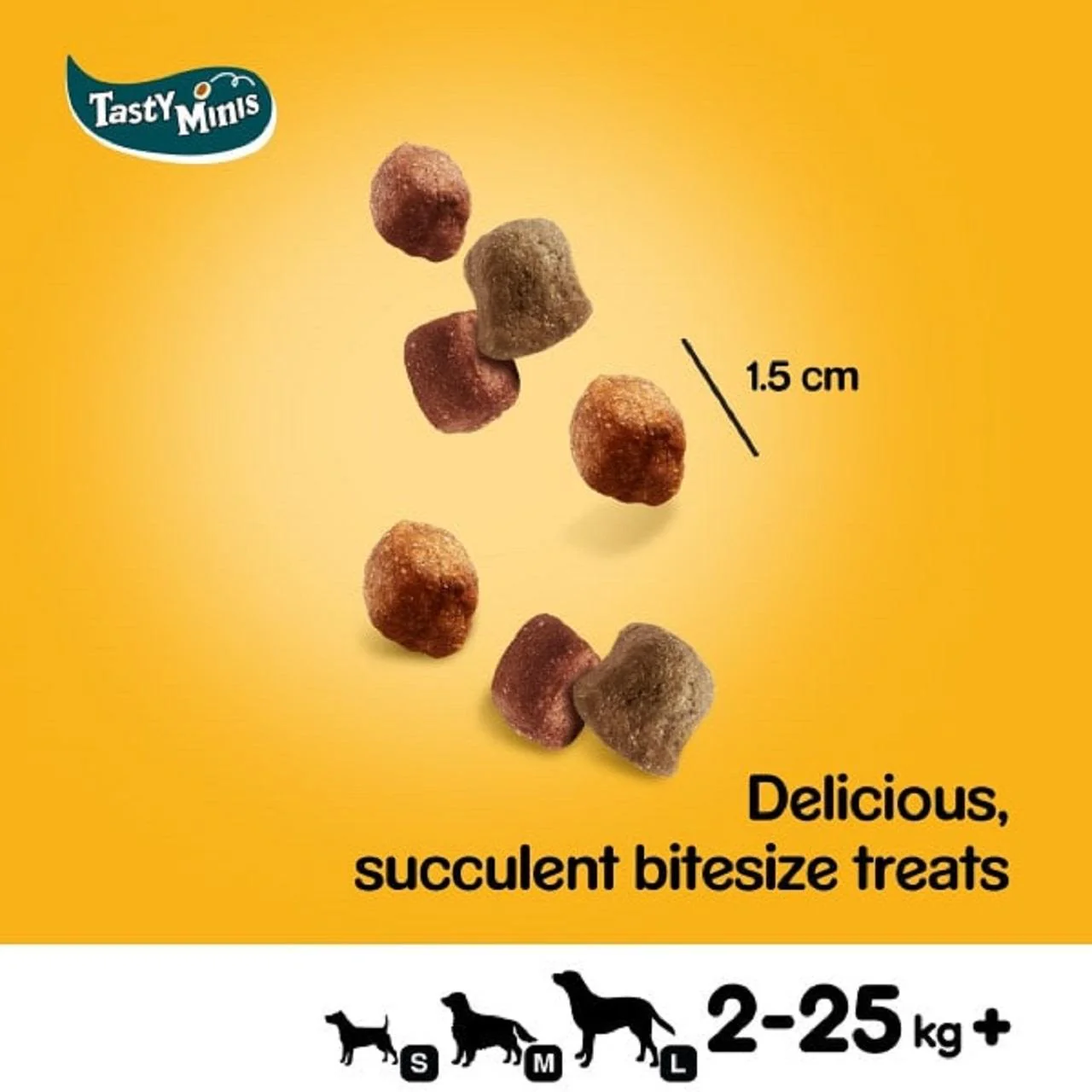 Pedigree Tasty Minis Adult Dog Treats Chicken & Duck Chewy Cubes - Image 5