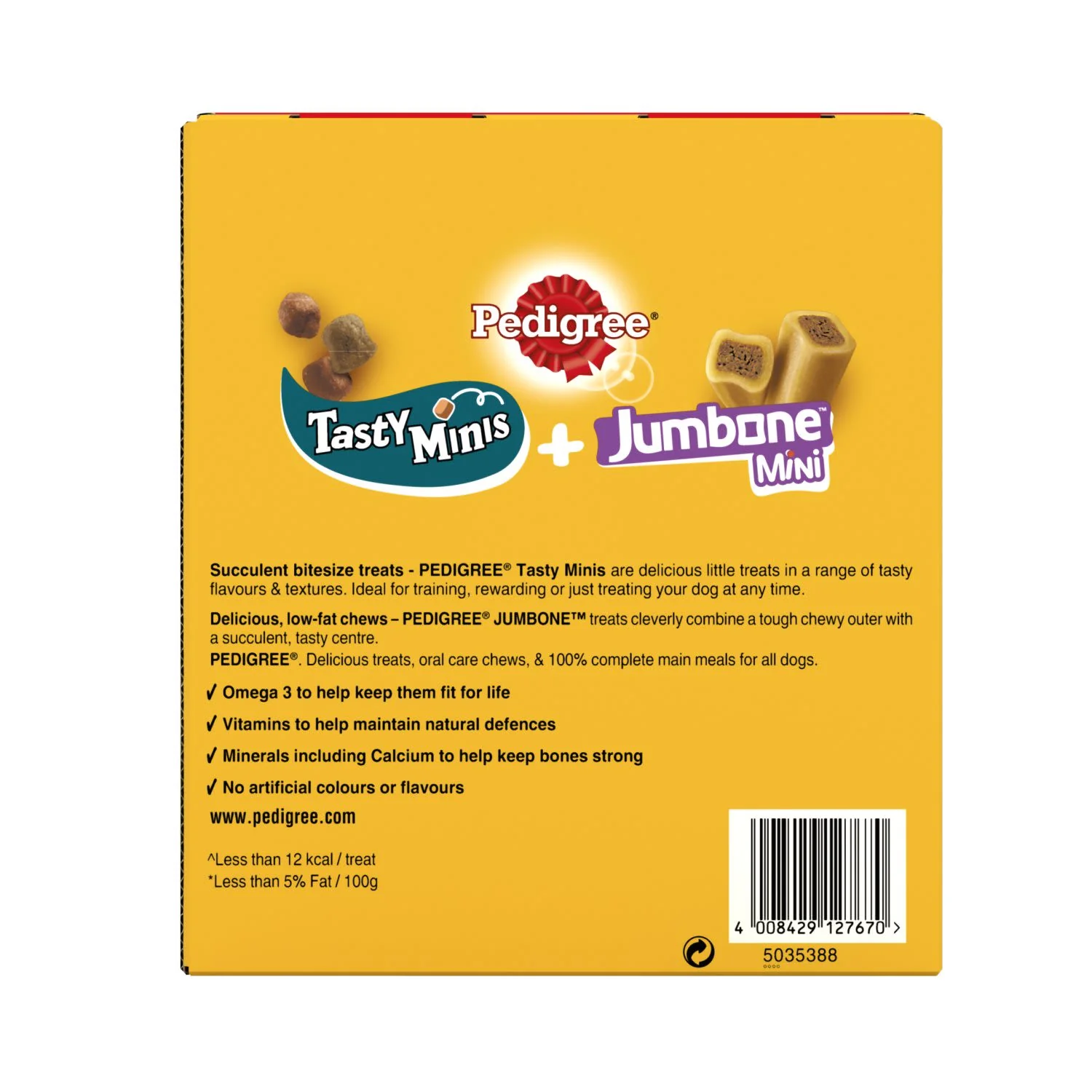 Pedigree Tasty Minis & Jumbone Adult Small Dog Treats Mega Box - Image 3