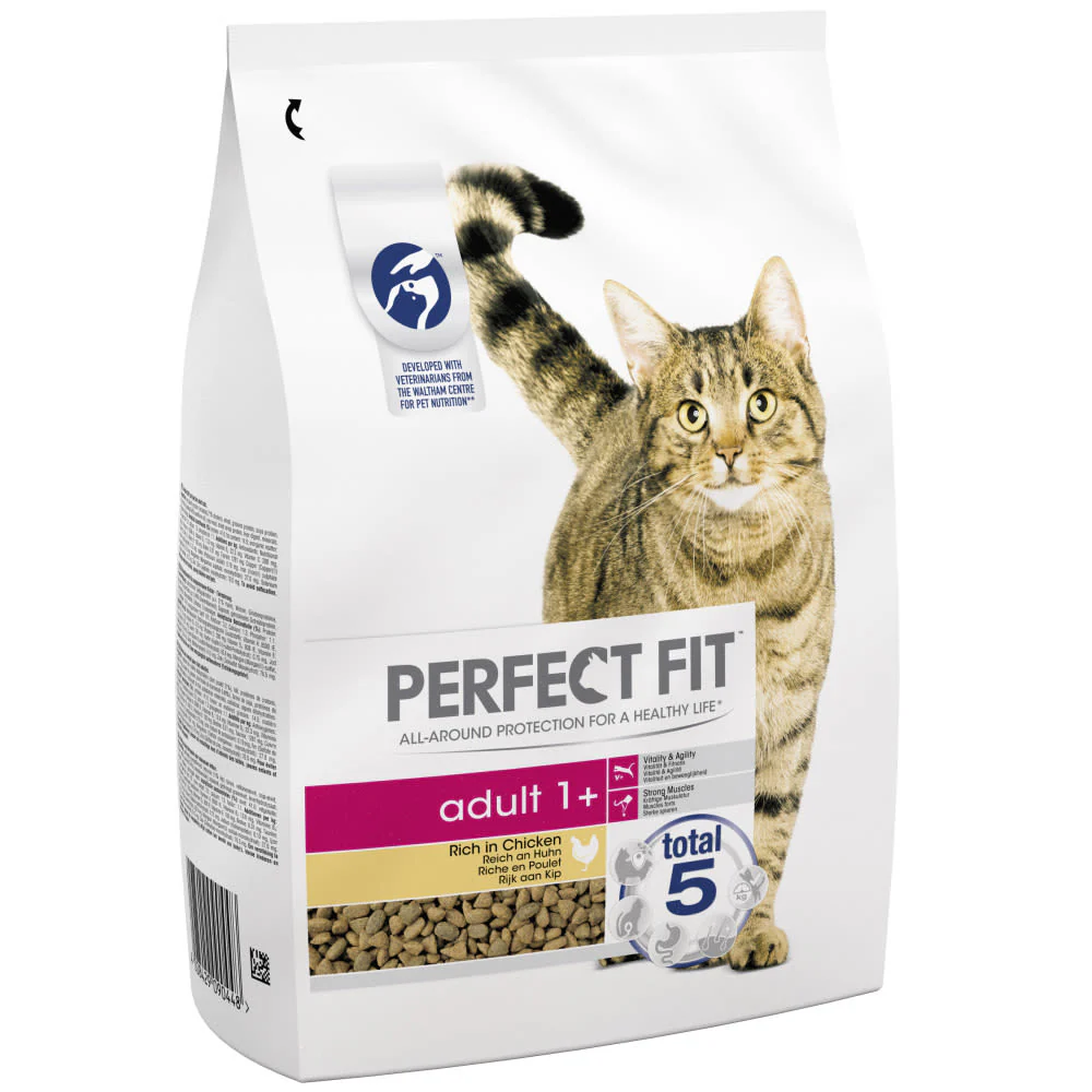 Perfect Fit Adult 1+ Complete Dry Cat Food - Chicken - Image 2