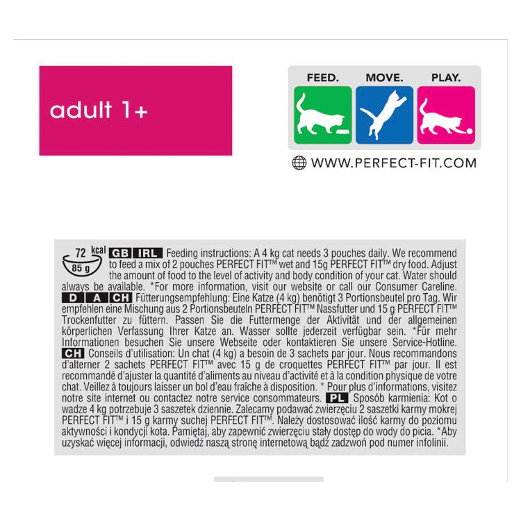 Perfect Fit Adult Wet Cat Food Puches - Image 5