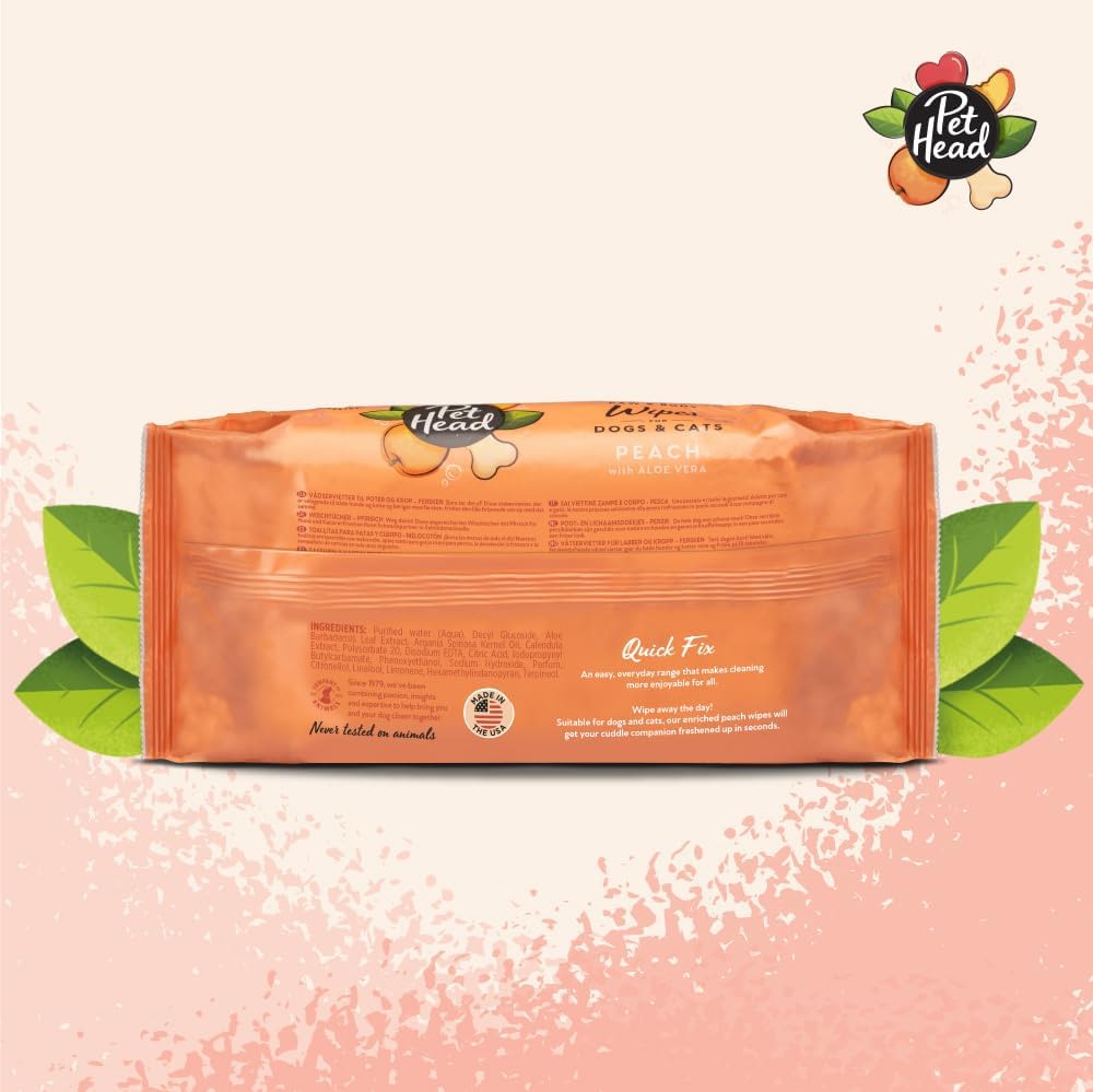 Pet Head Quick Fix Wipes for Dog and Cat - Image 2