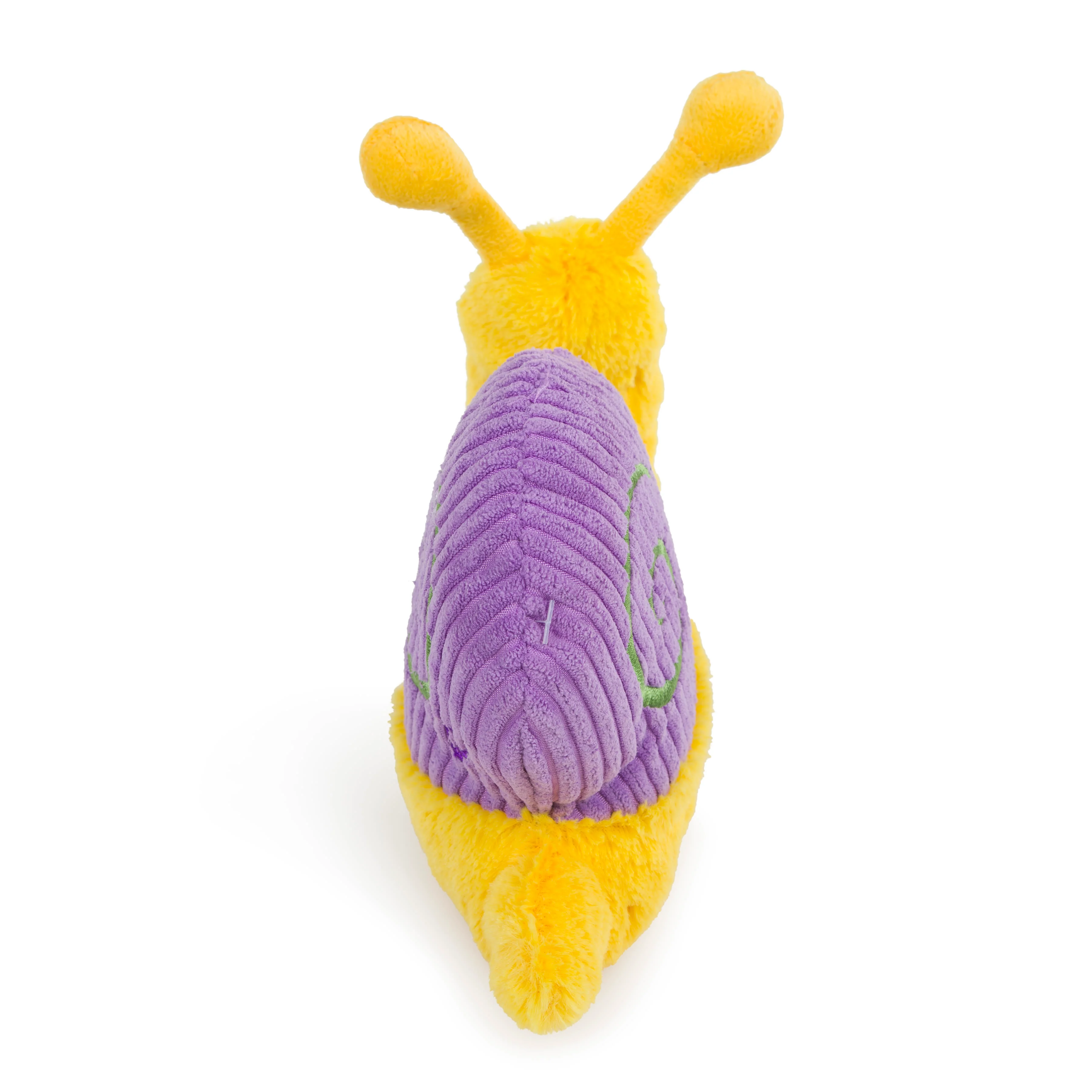 Petface Buddies Sassy The Snail Yellow & Violet Plush Dog Toy - Image 5
