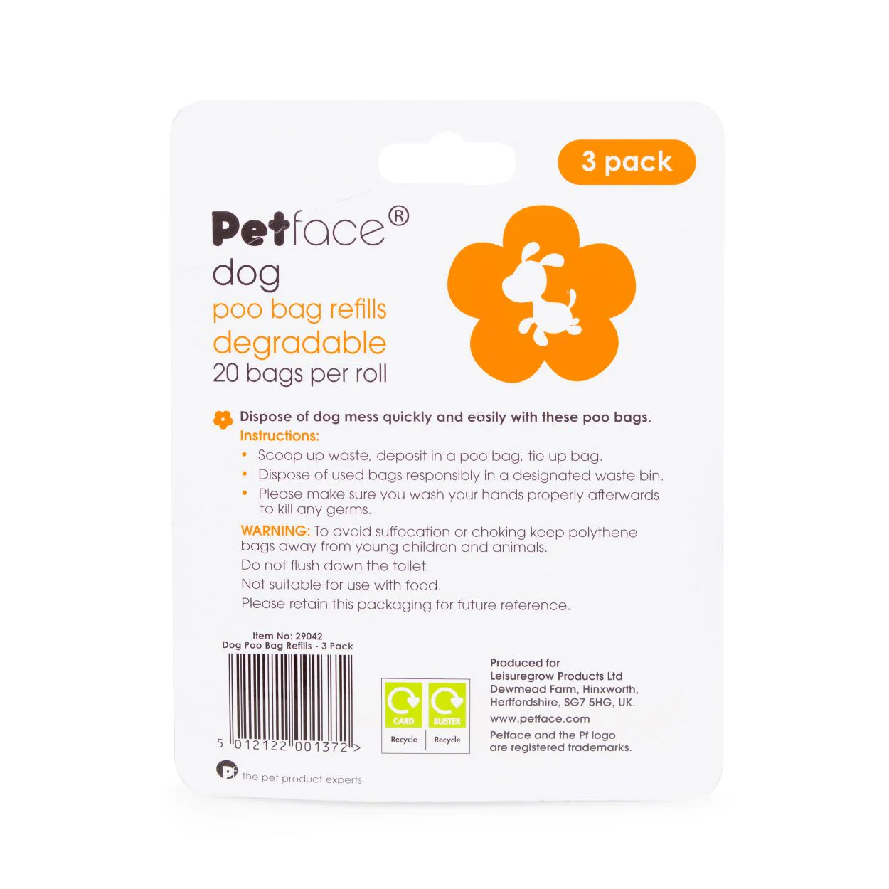 Petface Dog Poop Bag Refills - Image 2