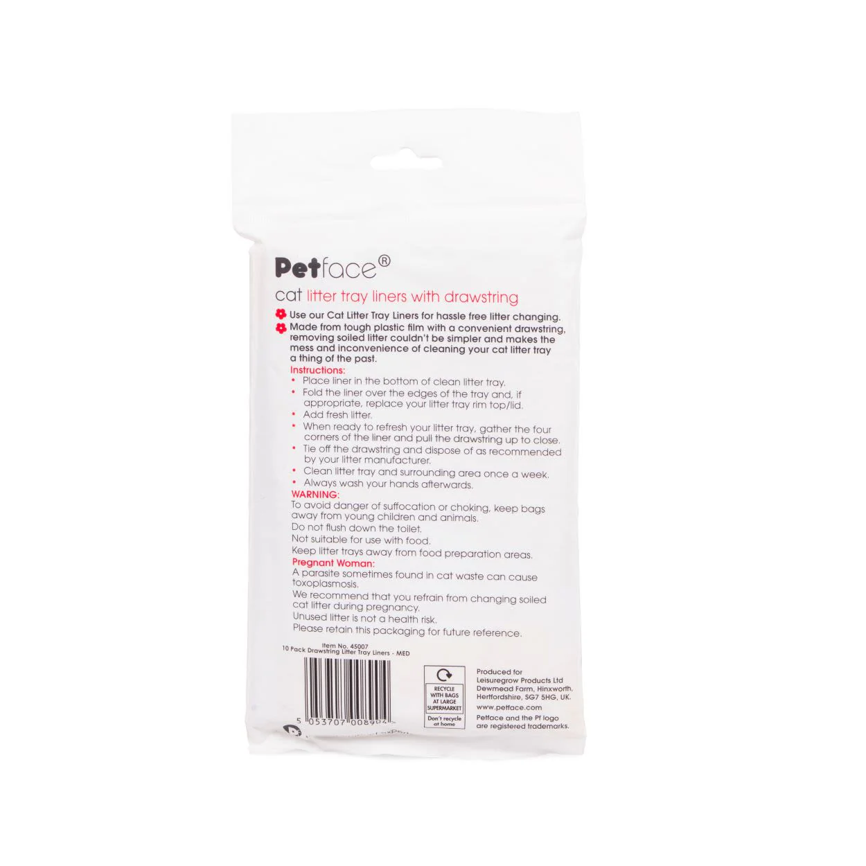 Petface Drawstring Cat Litter Liners Medium - Image 2