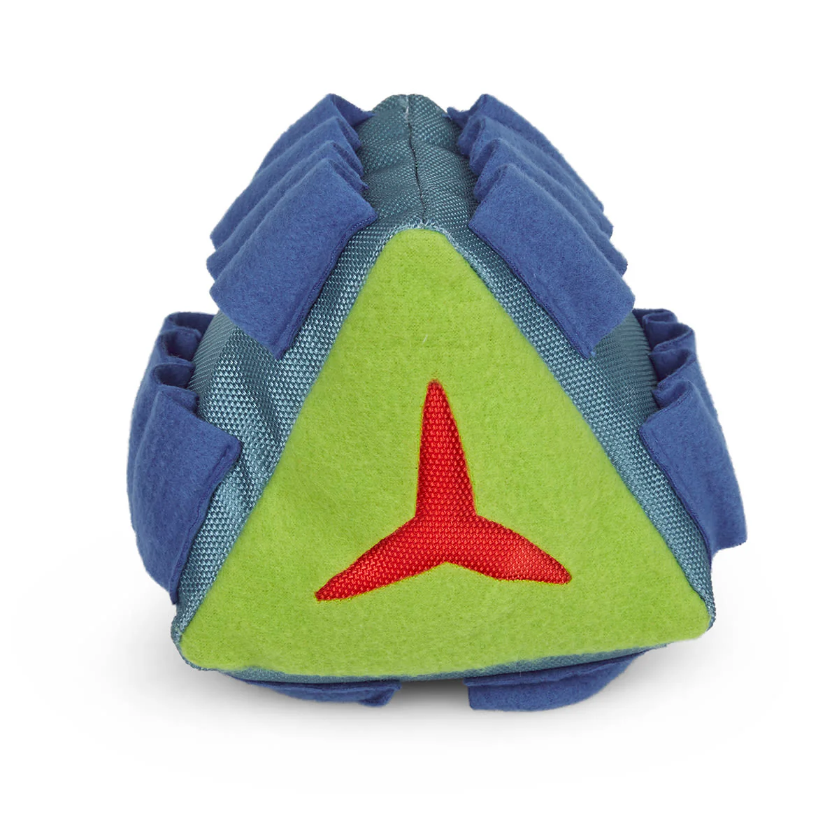 Petface Fabric Snuffle Triangle Pet Treat Puzzle Toy - Image 2