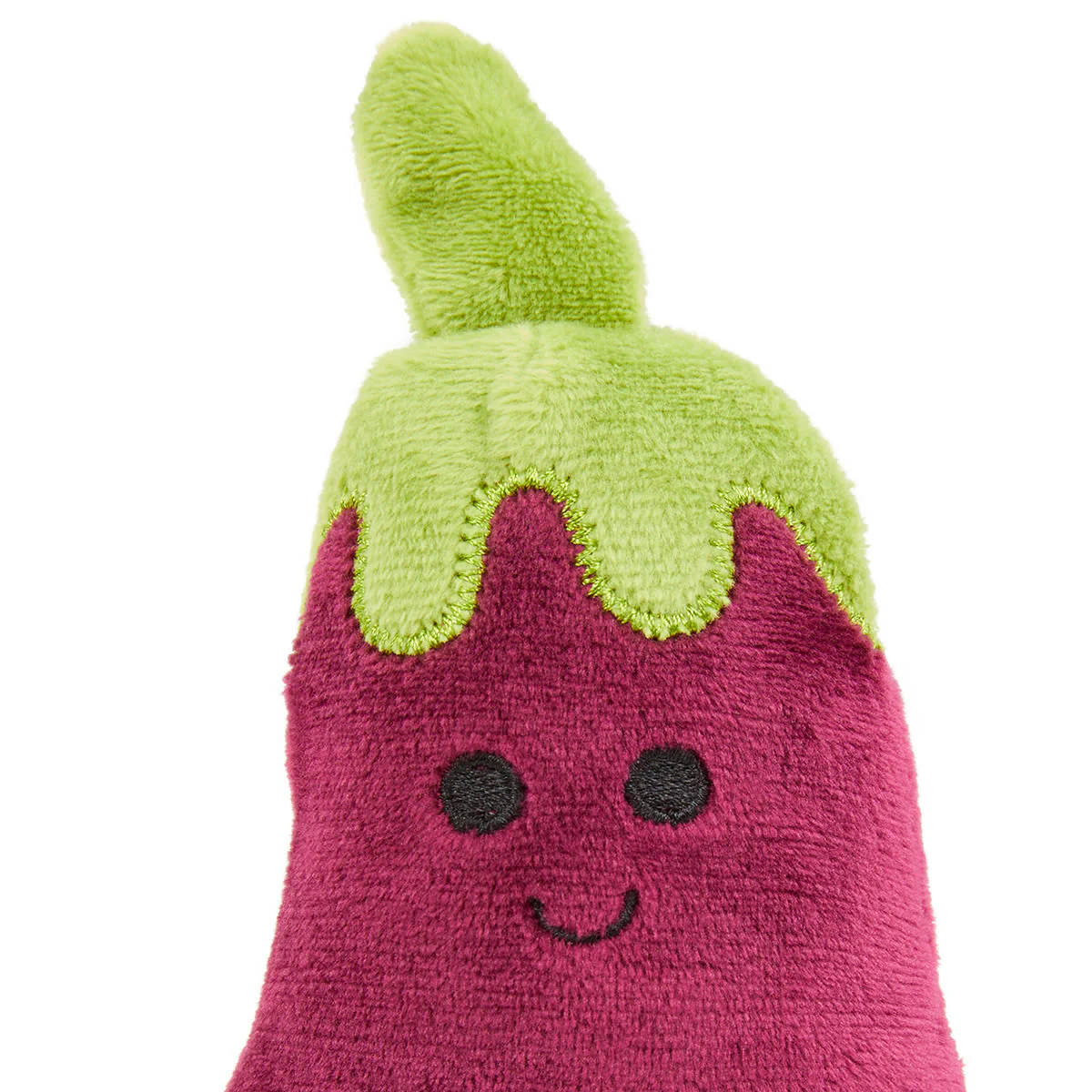 Petface Greenfingers Fluffy Aubri Aubergine Purple Plush Dog Toy - Image 3