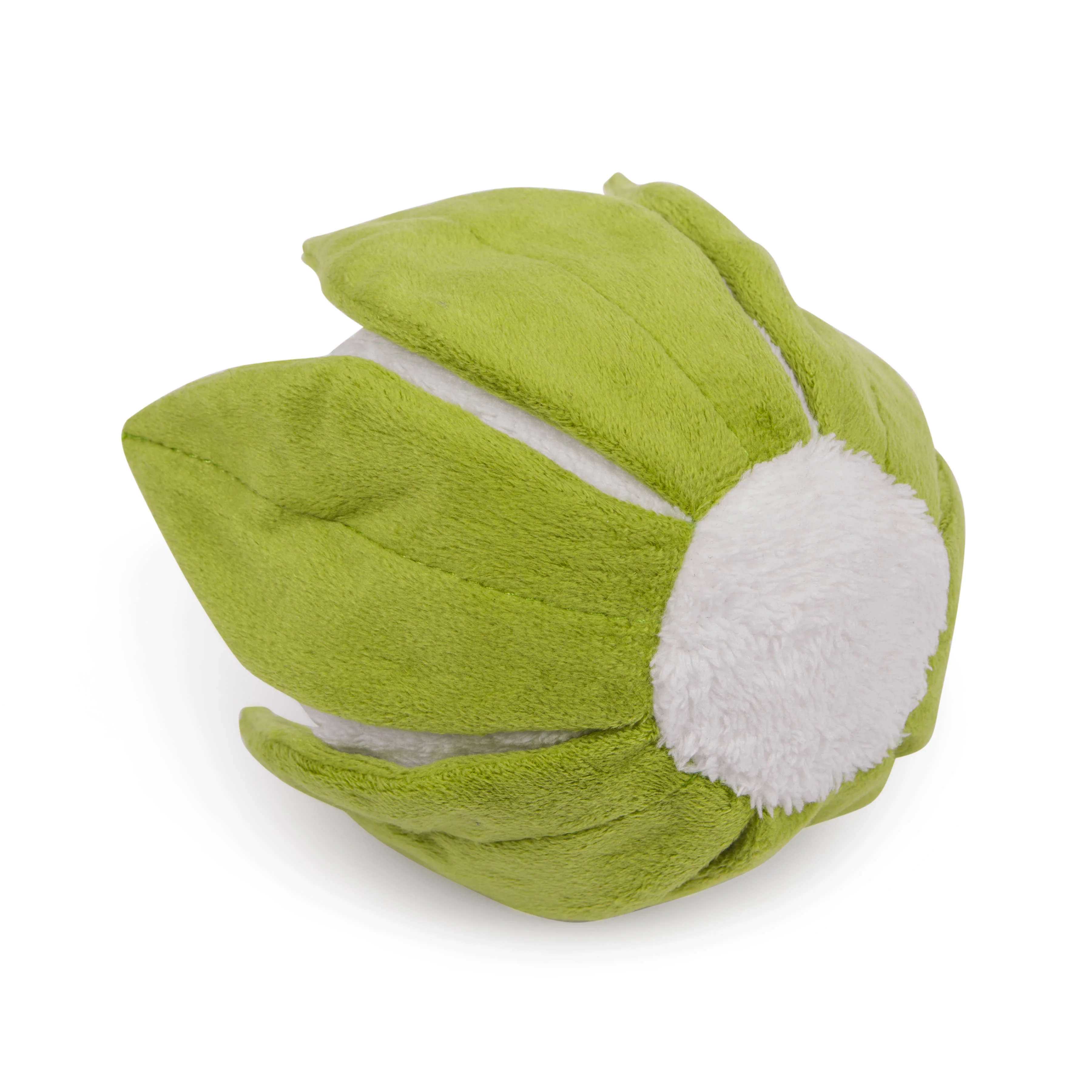 Petface Greenfingers Fluffy Callie Cauliflower White & Green Plush Dog Toy - Image 4