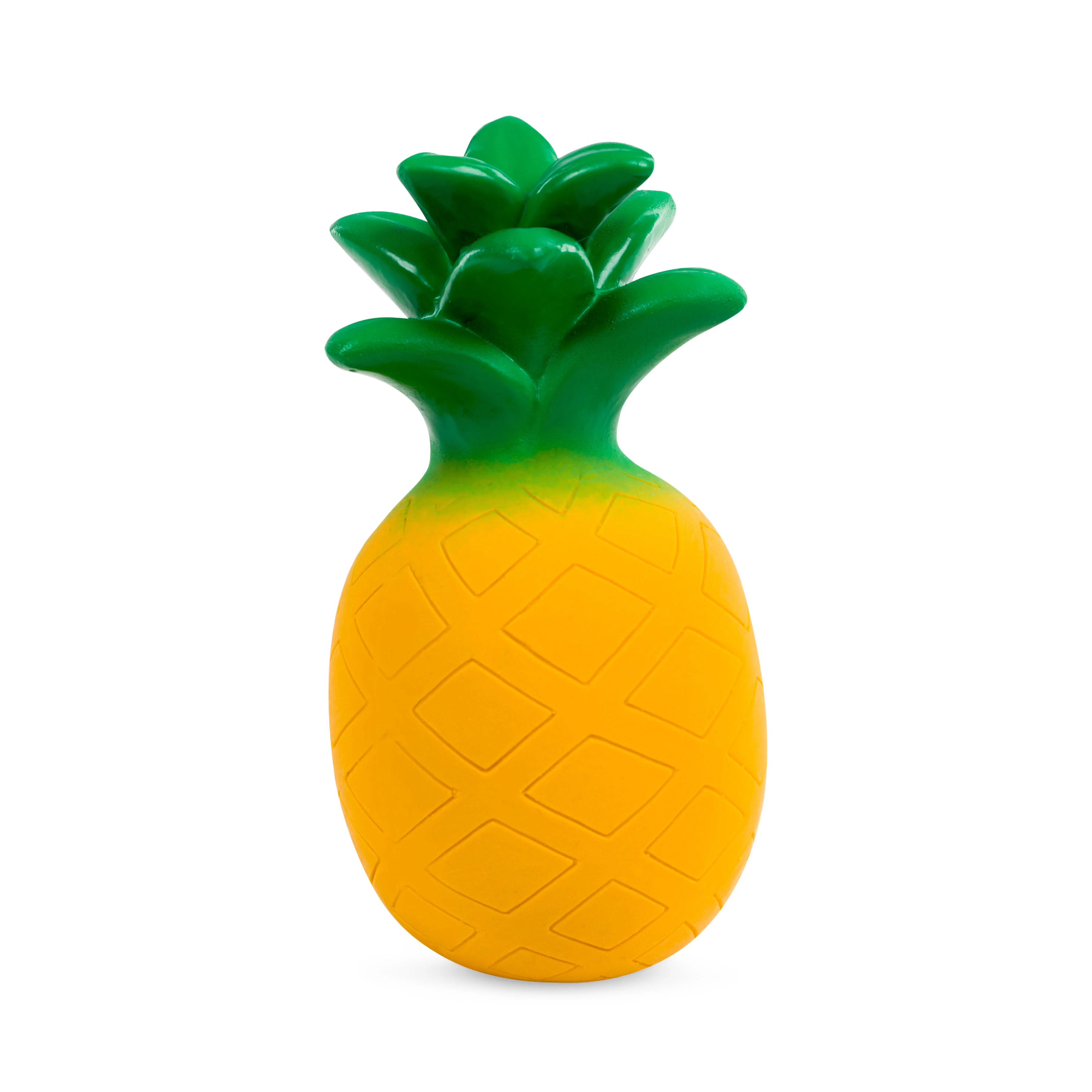 Petface Greenfingers Latex Perry Yellow Pineapple Dog Toy - Image 3