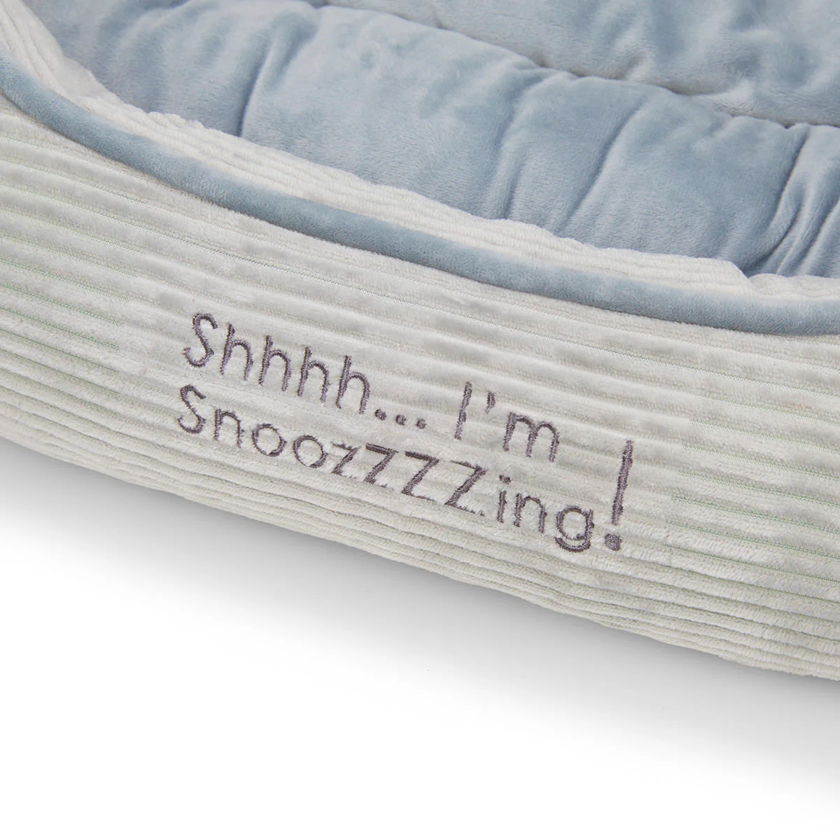 Petface Grey Cord Square Dog & Cat Bed - Image 6