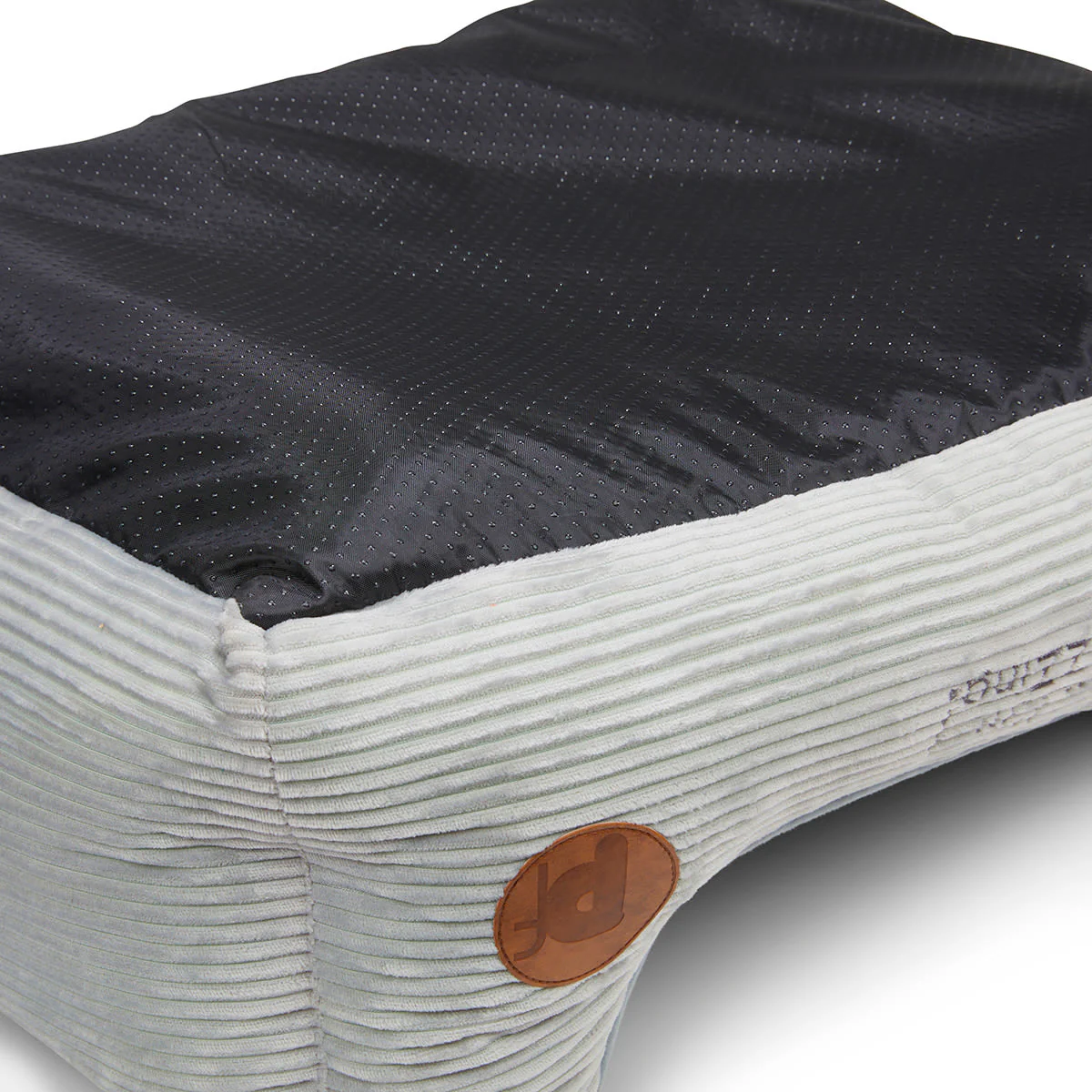 Petface Grey Cord Square Dog & Cat Bed - Image 8
