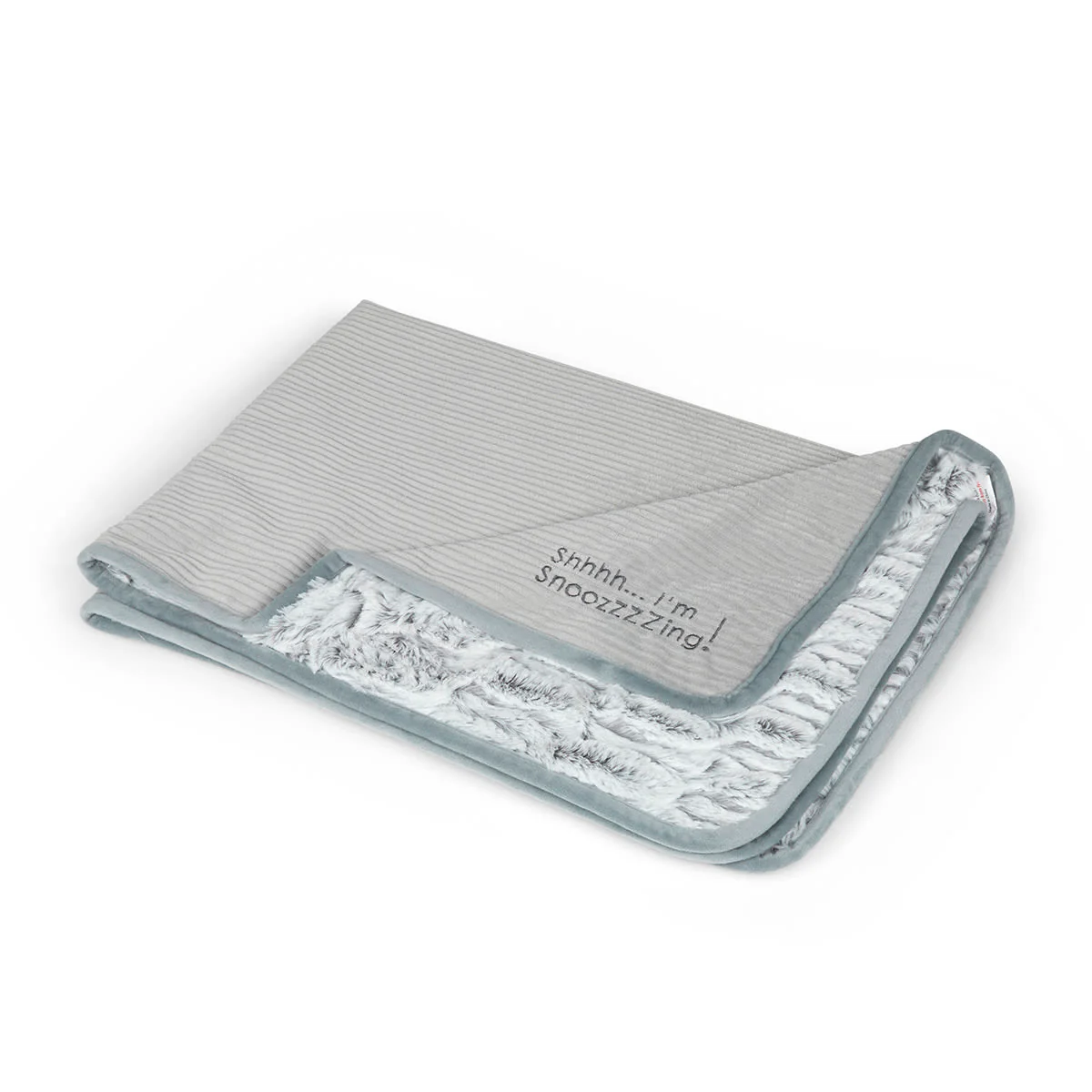 Petface Grey Cord Square Dog & Cat Comforter Blanket - Image 2